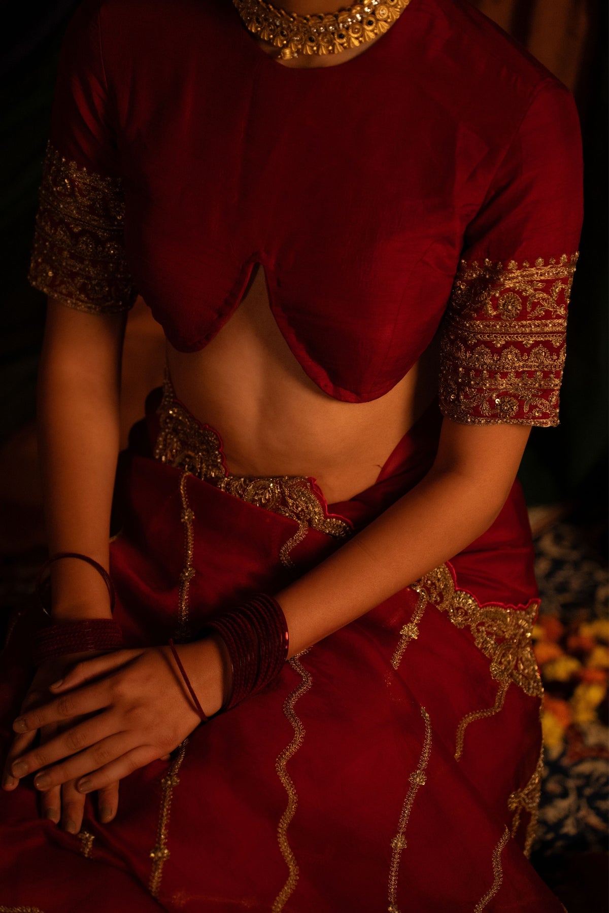 Hiranya Garbha Saree Set