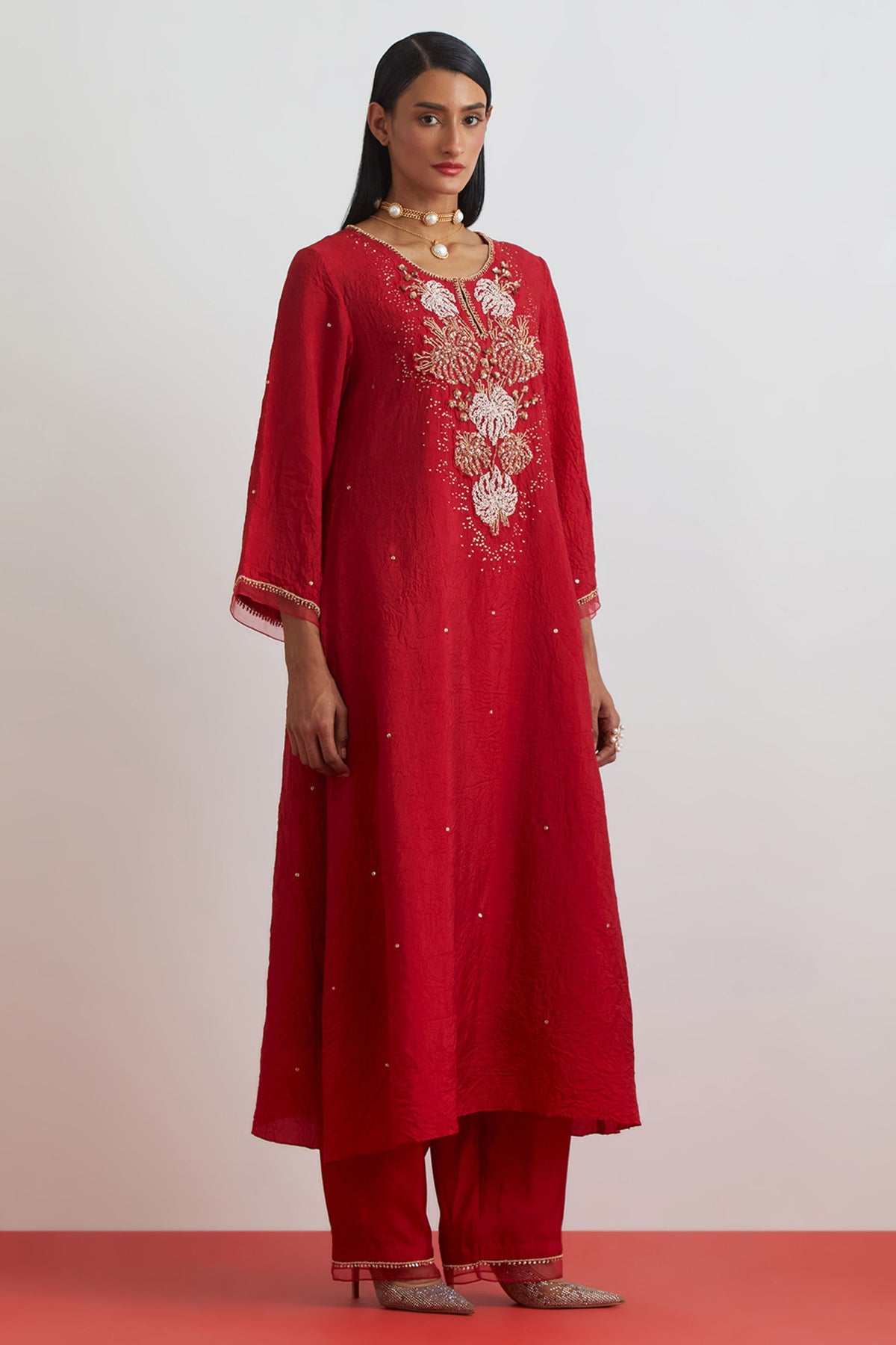 Ruby Luxe Kurta Set