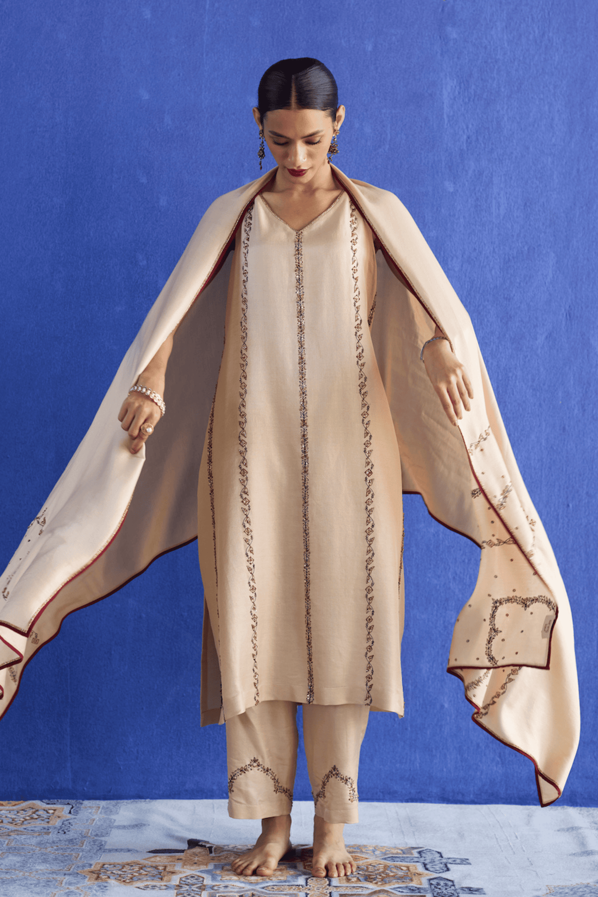 Beige Nidhi Suit
