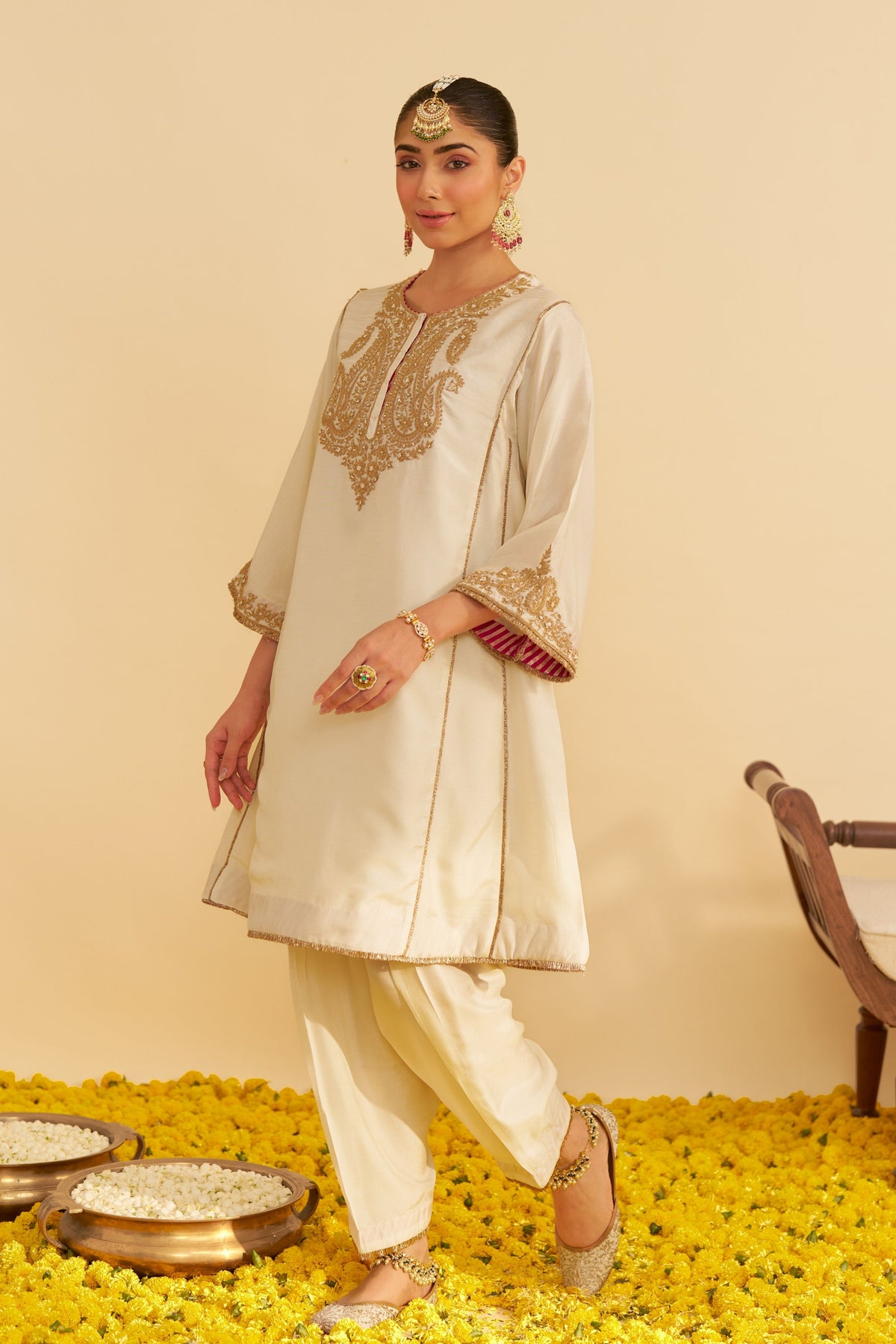 Ayra Ivory Salwar Set