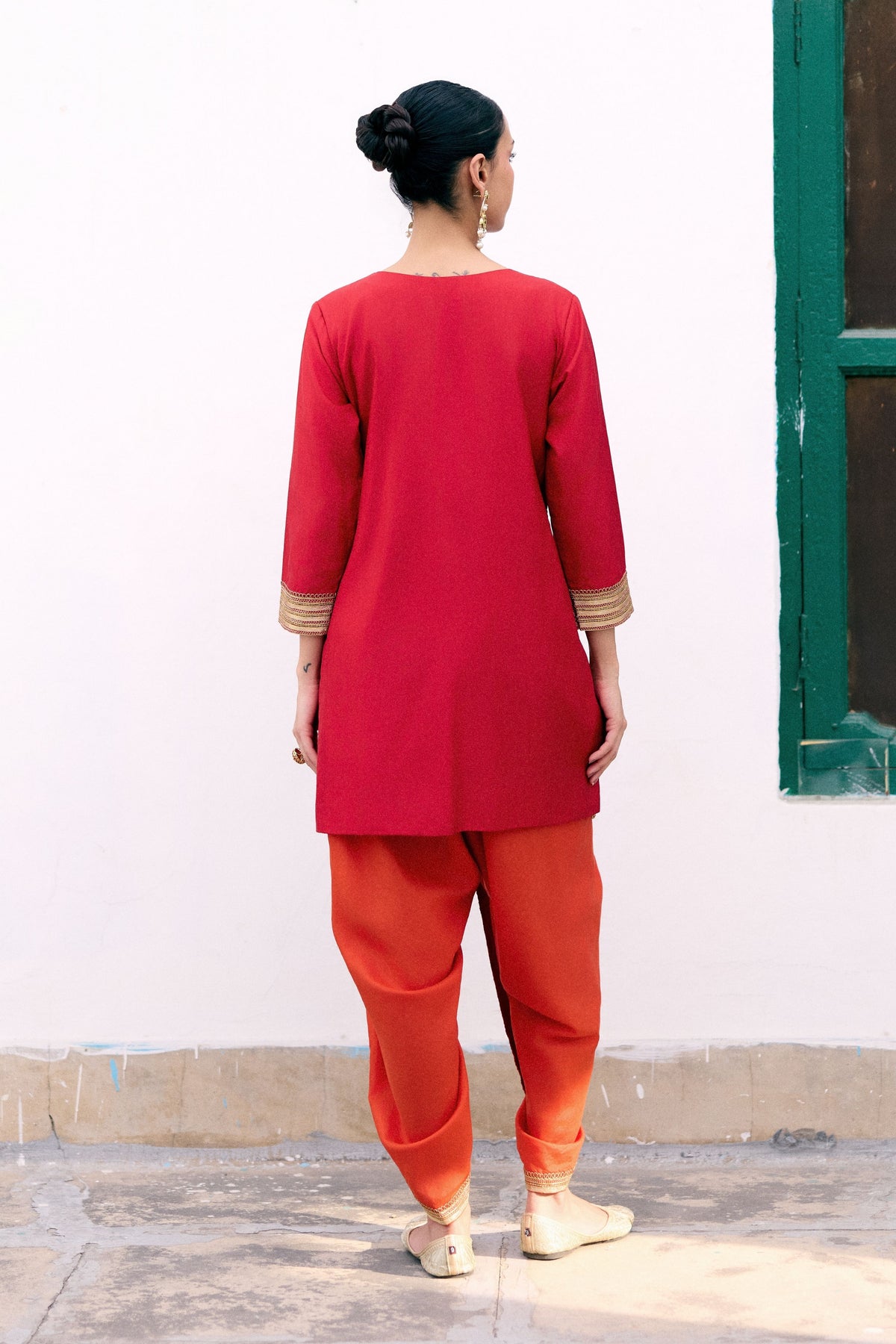 Crimson Tunic Set