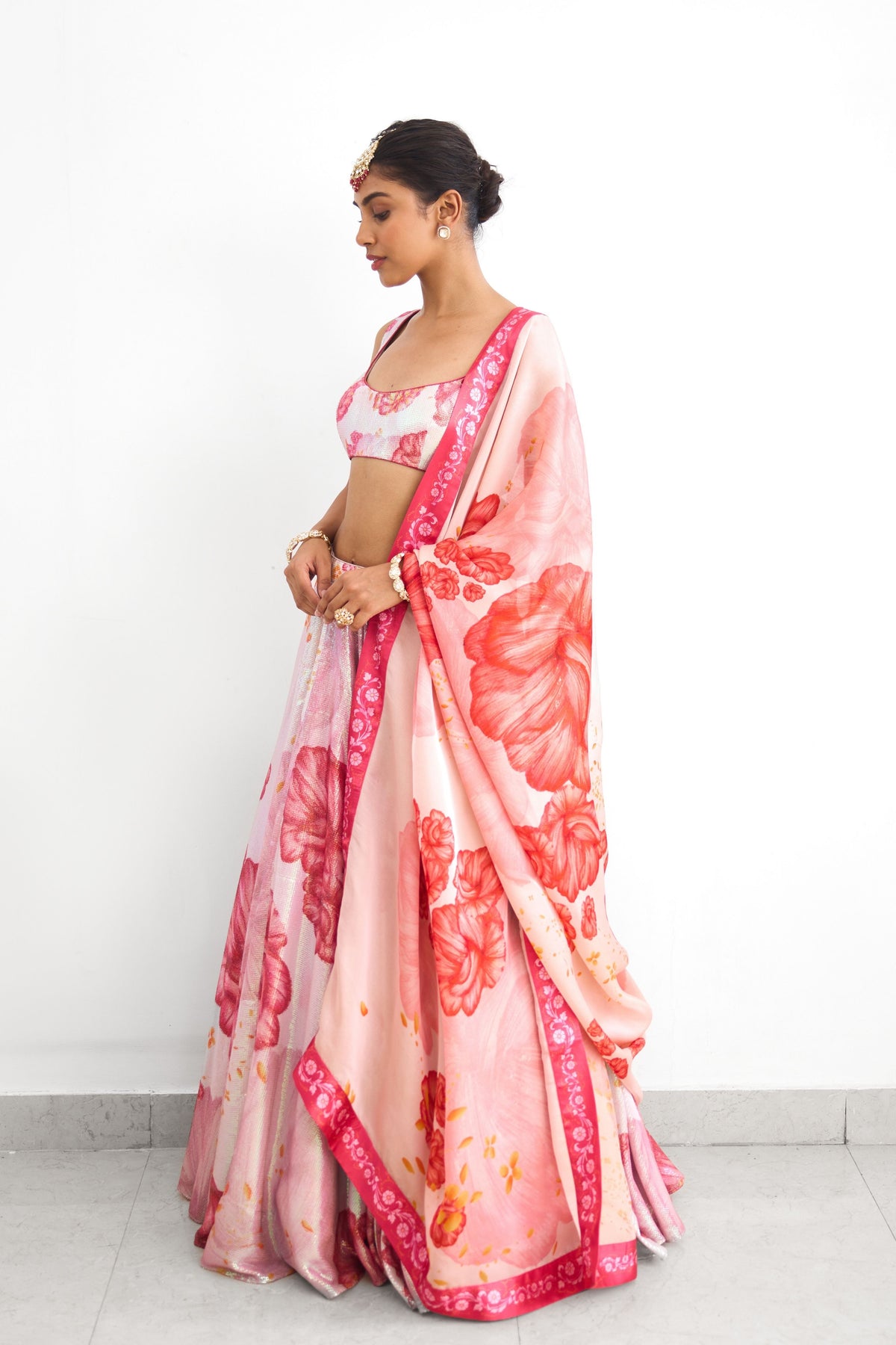 Blush Bloom Lehenga Set