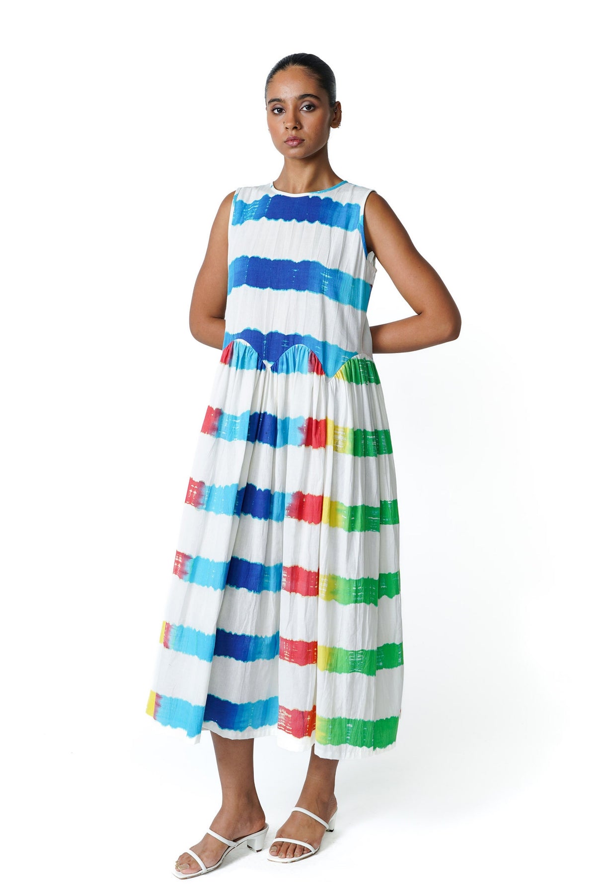 Rainbow Scallop Dress