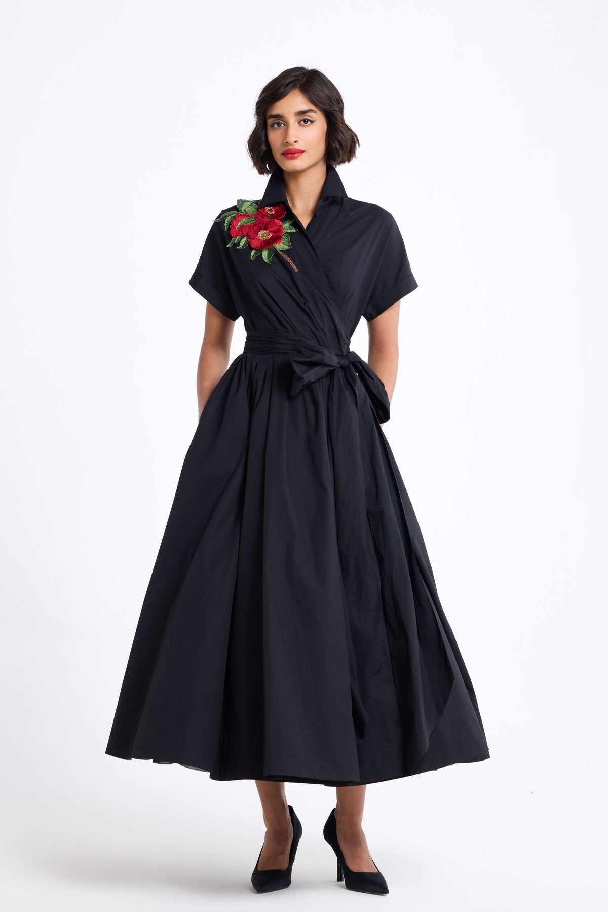Wrap Around Shirt Dress