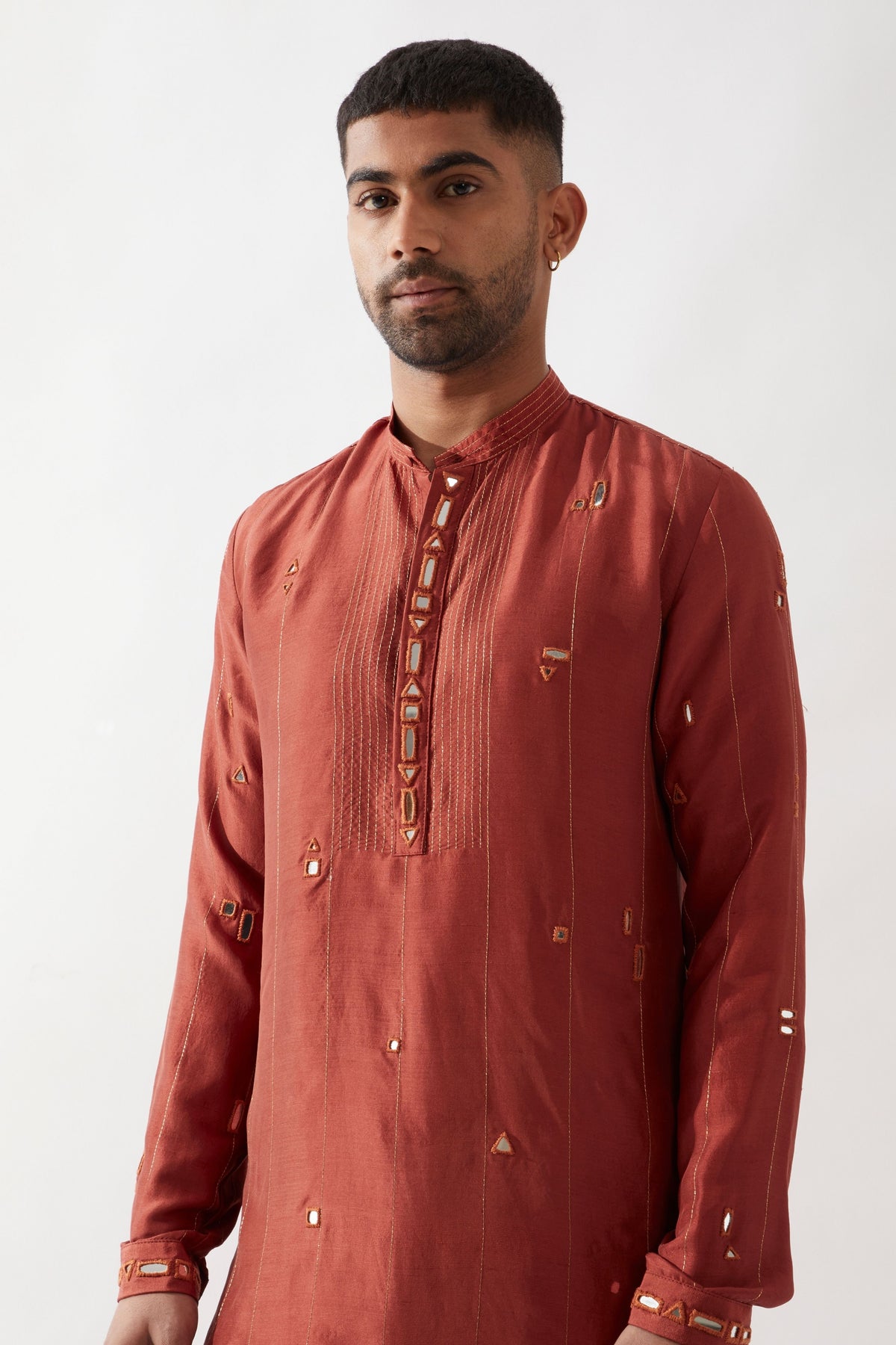 Alan Maroon Kurta Set