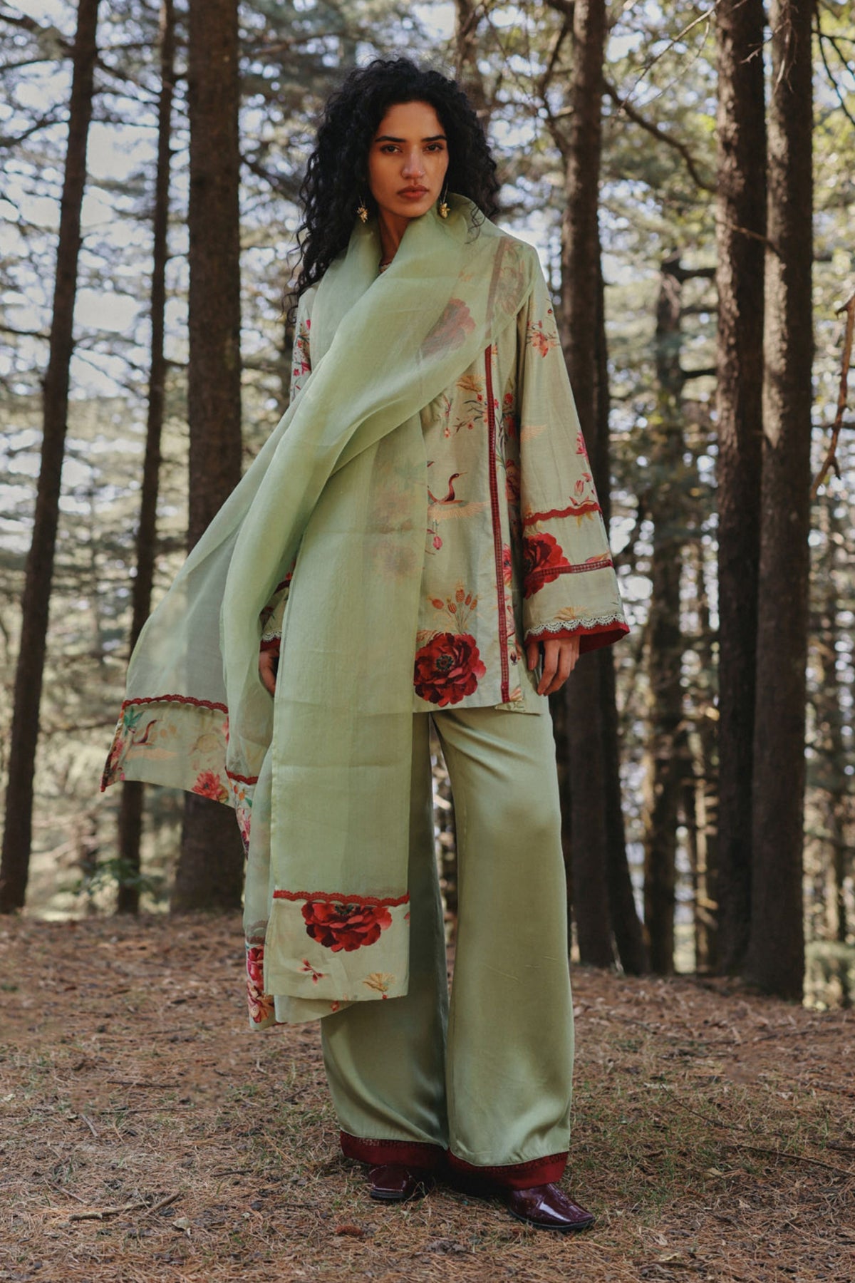 Mint Murmur Kurta Set