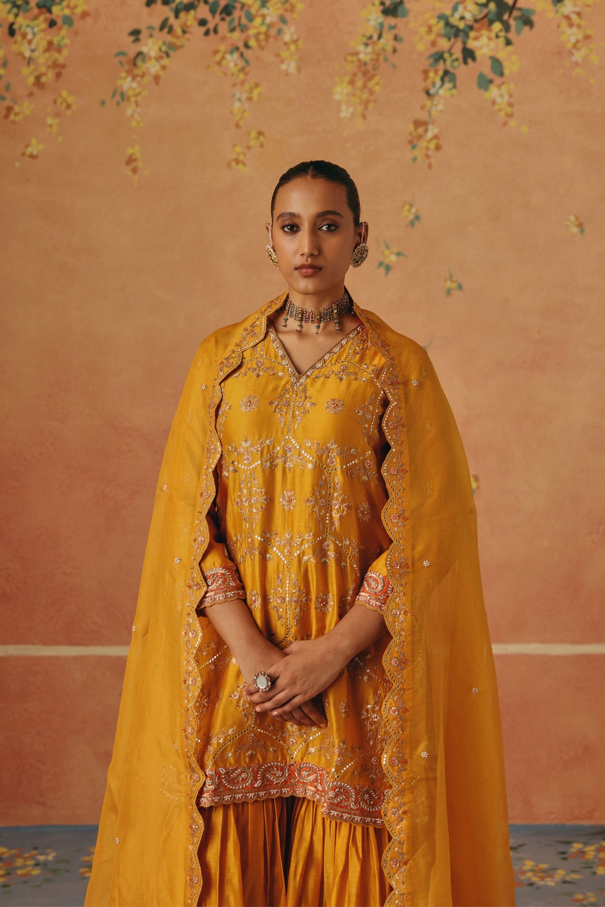 Marigold Sharara Set