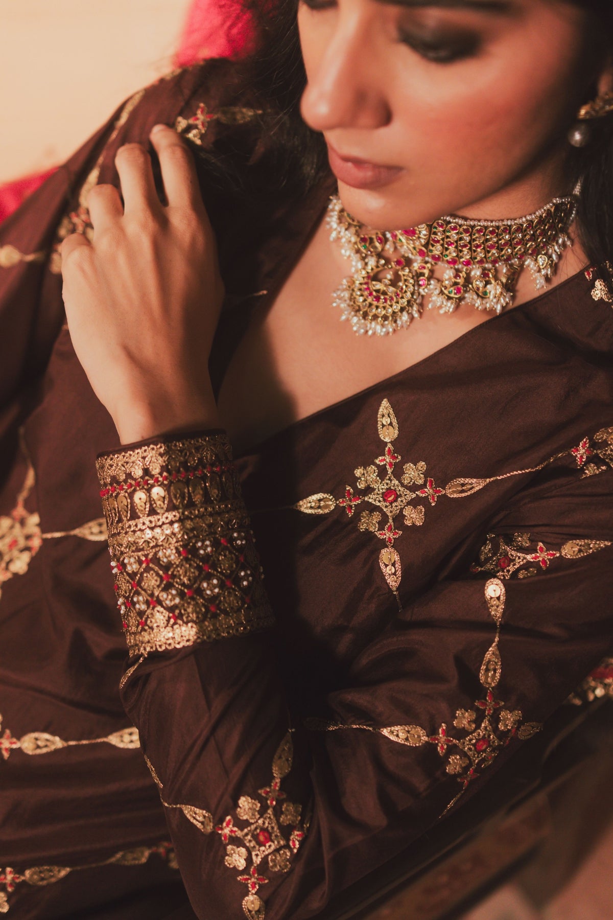 Sheetal Brown Kurta Set