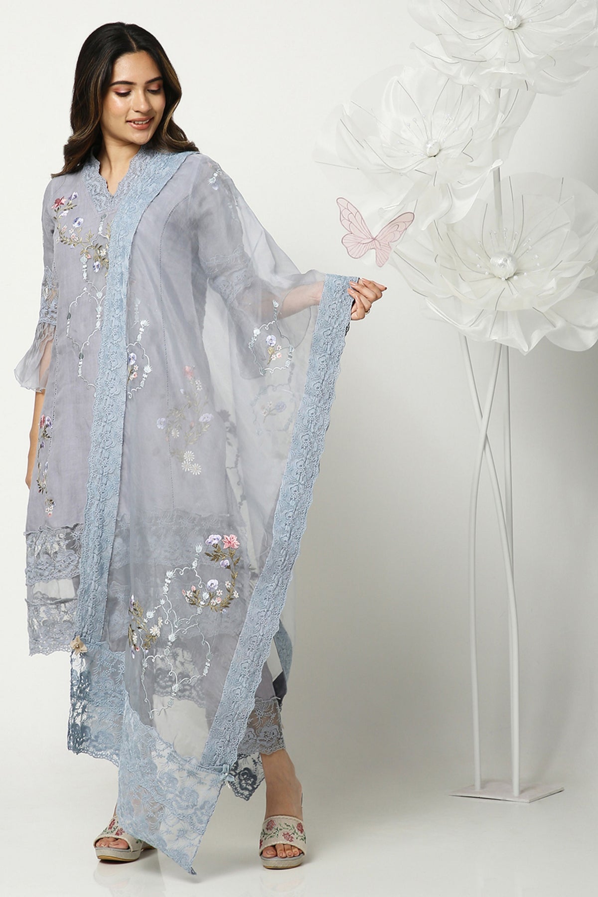 Grey Eden Kurta Set