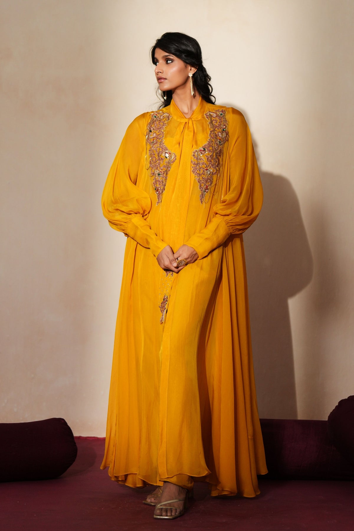 Roshni Cape Jacket Set