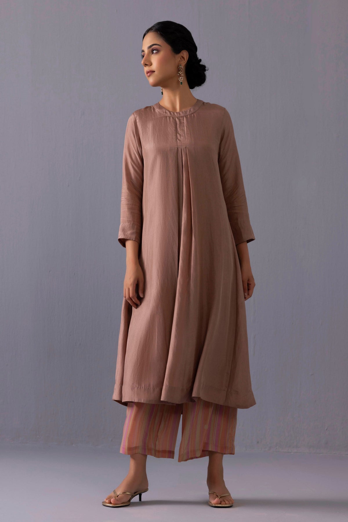 Maya Brown Kurta Set