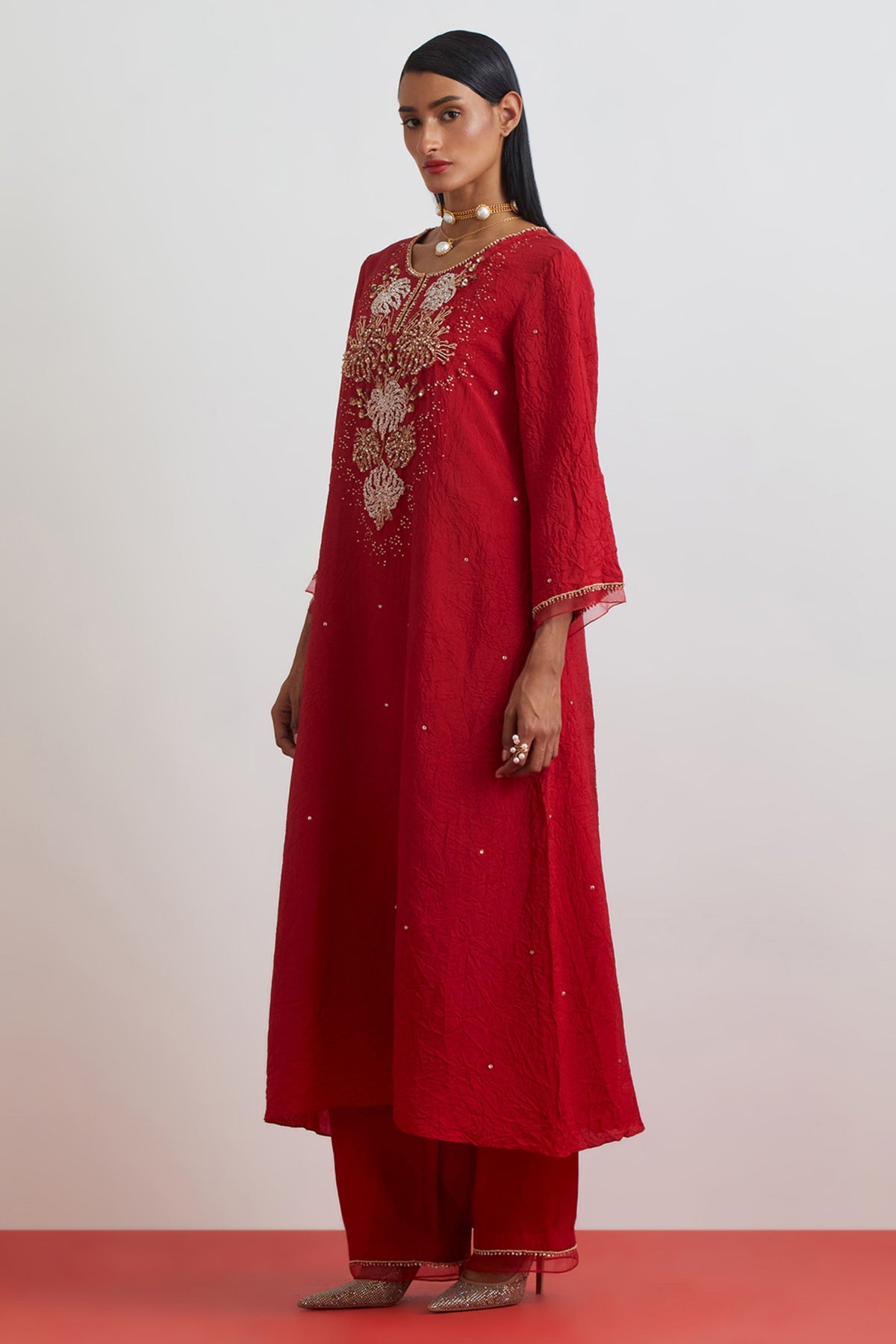 Ruby Luxe Kurta Set