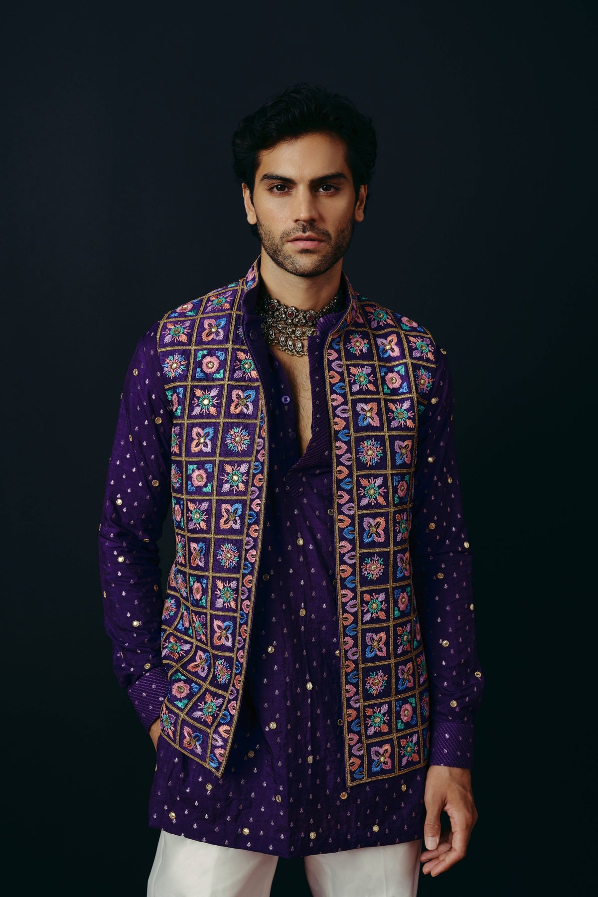 Rasiya Nehru Jacket Set