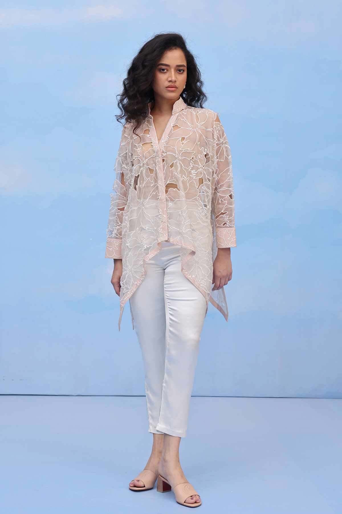 Floral Petal Cut Bloom Shirt