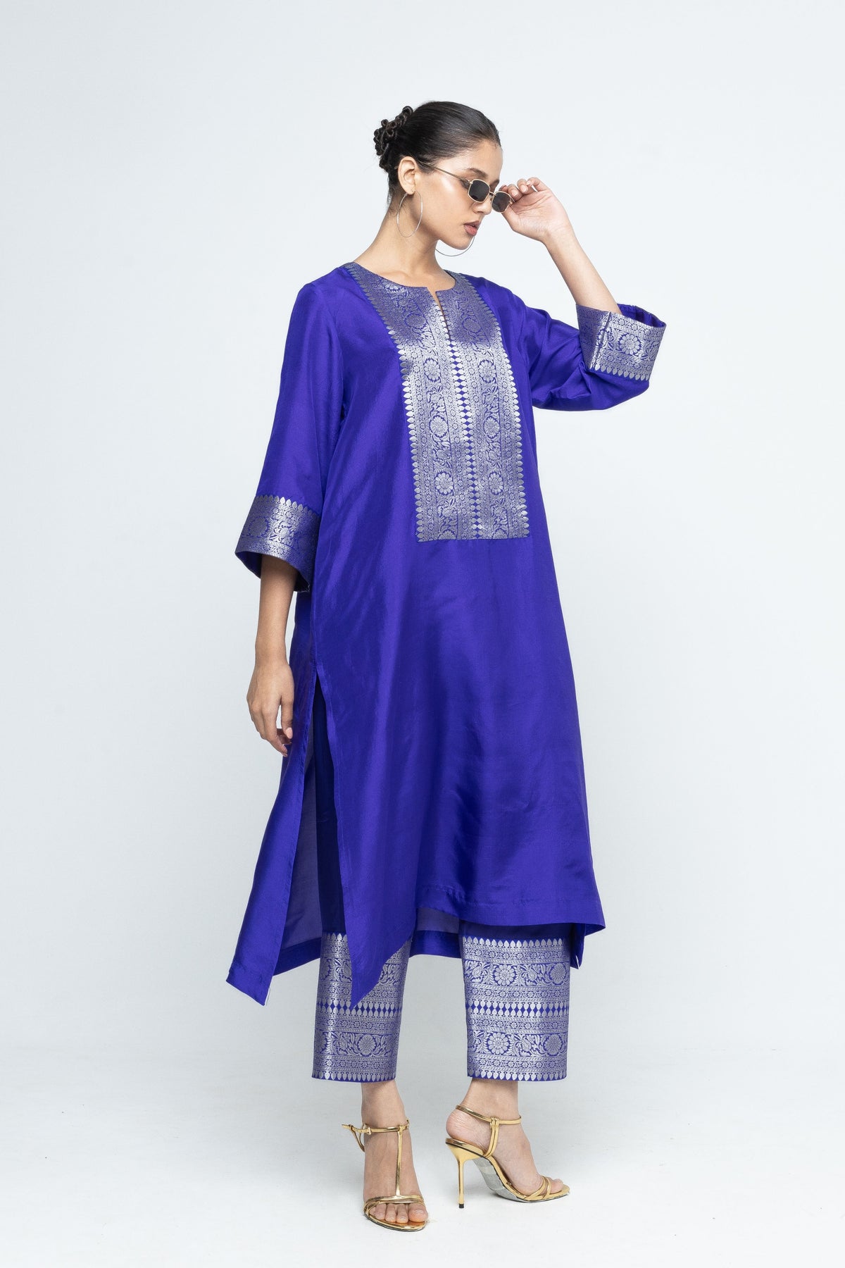 Seher Blue Kurta  Set