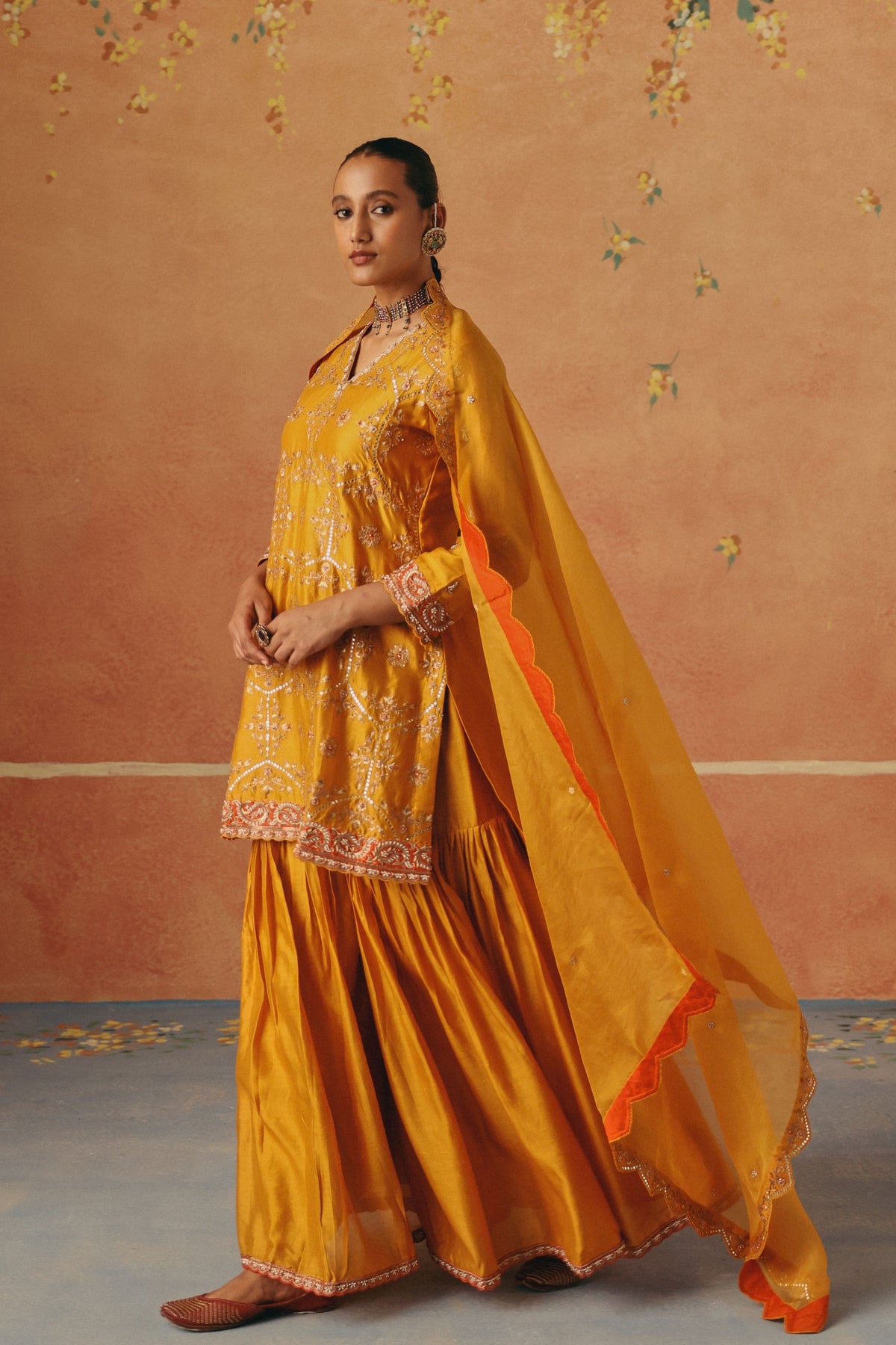 Marigold Sharara Set