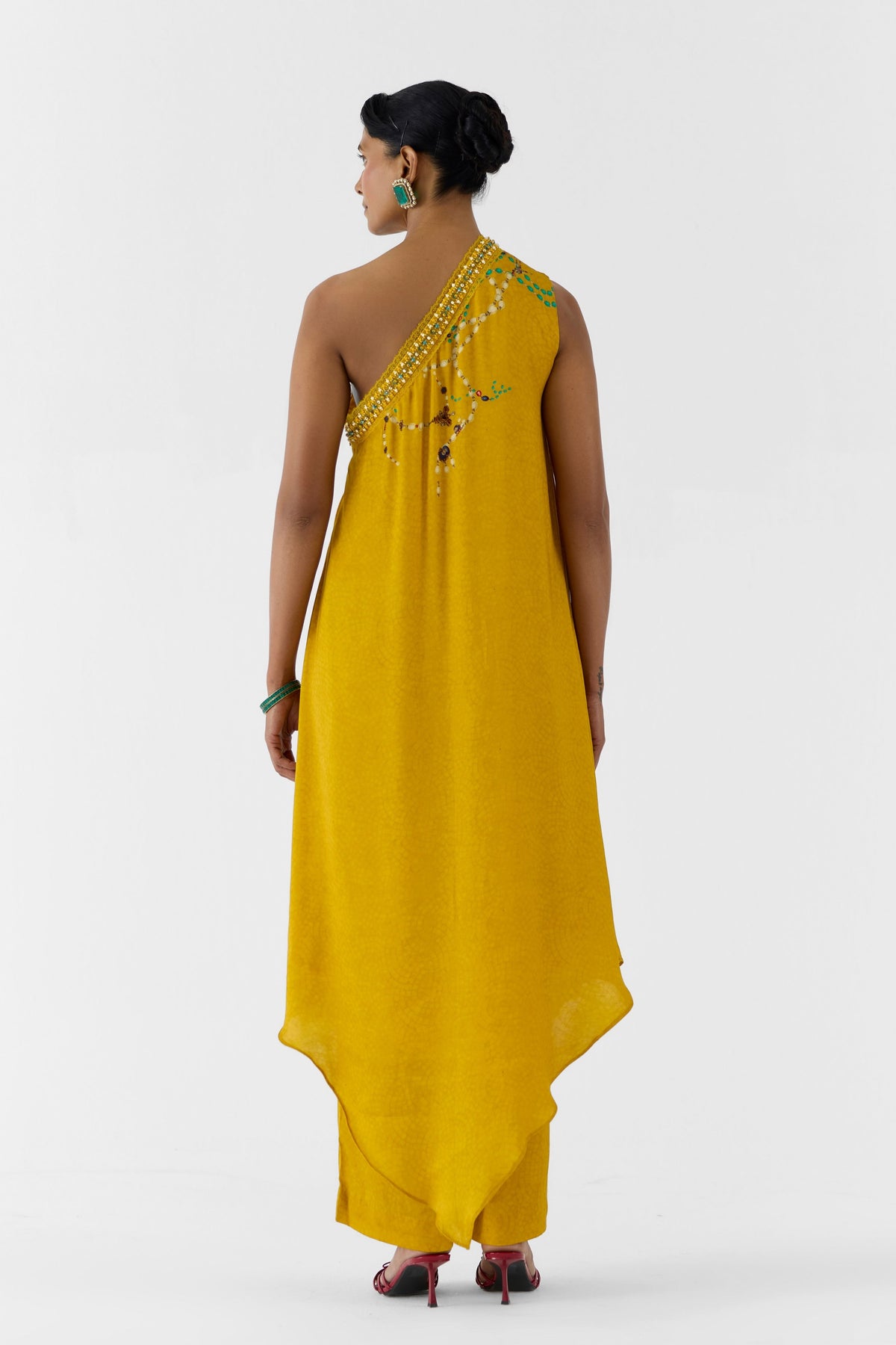 Mustard Maharani Co-ord Set