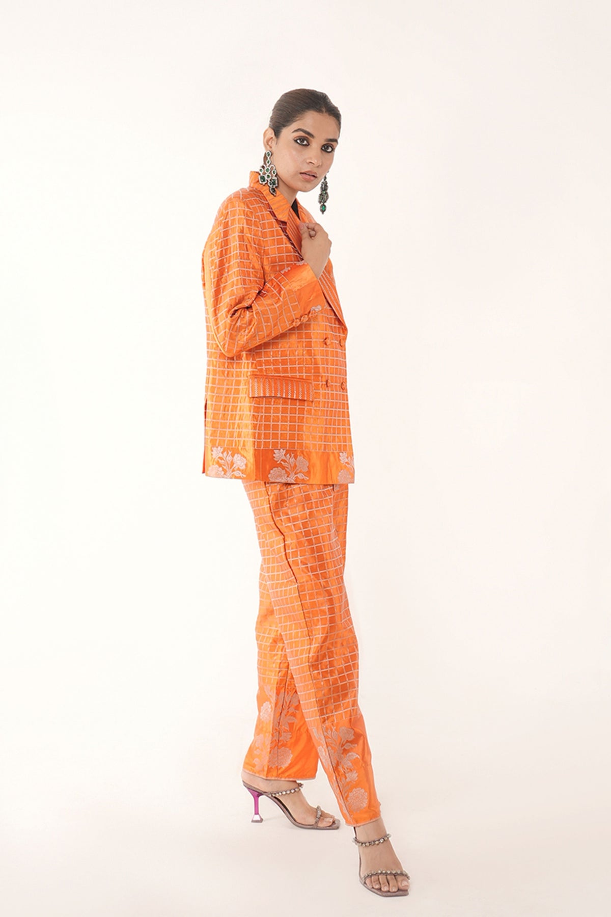 Ruth Co-ord Set in Orange