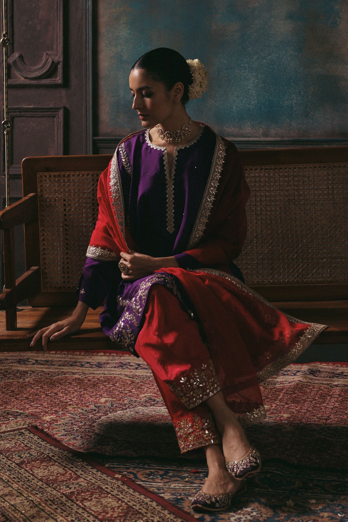 Purple Arzoo Kurta Set