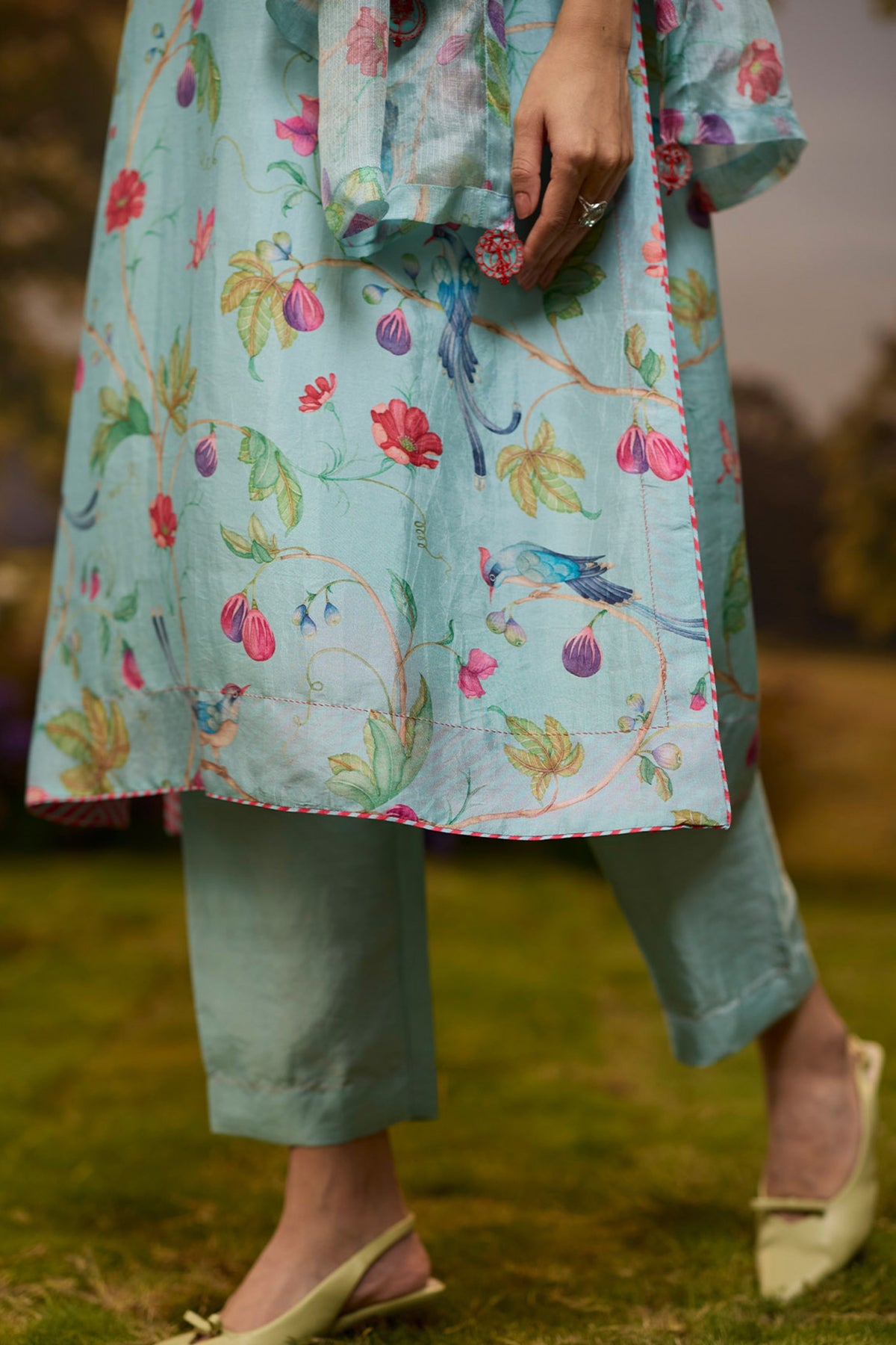 Fig n Fable Blue Kurta Set