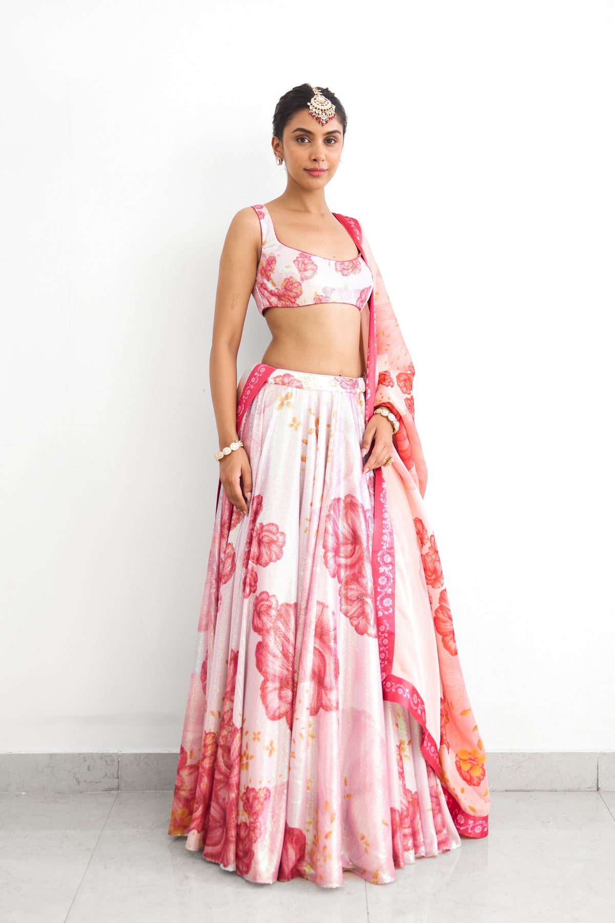 Blush Bloom Lehenga Set