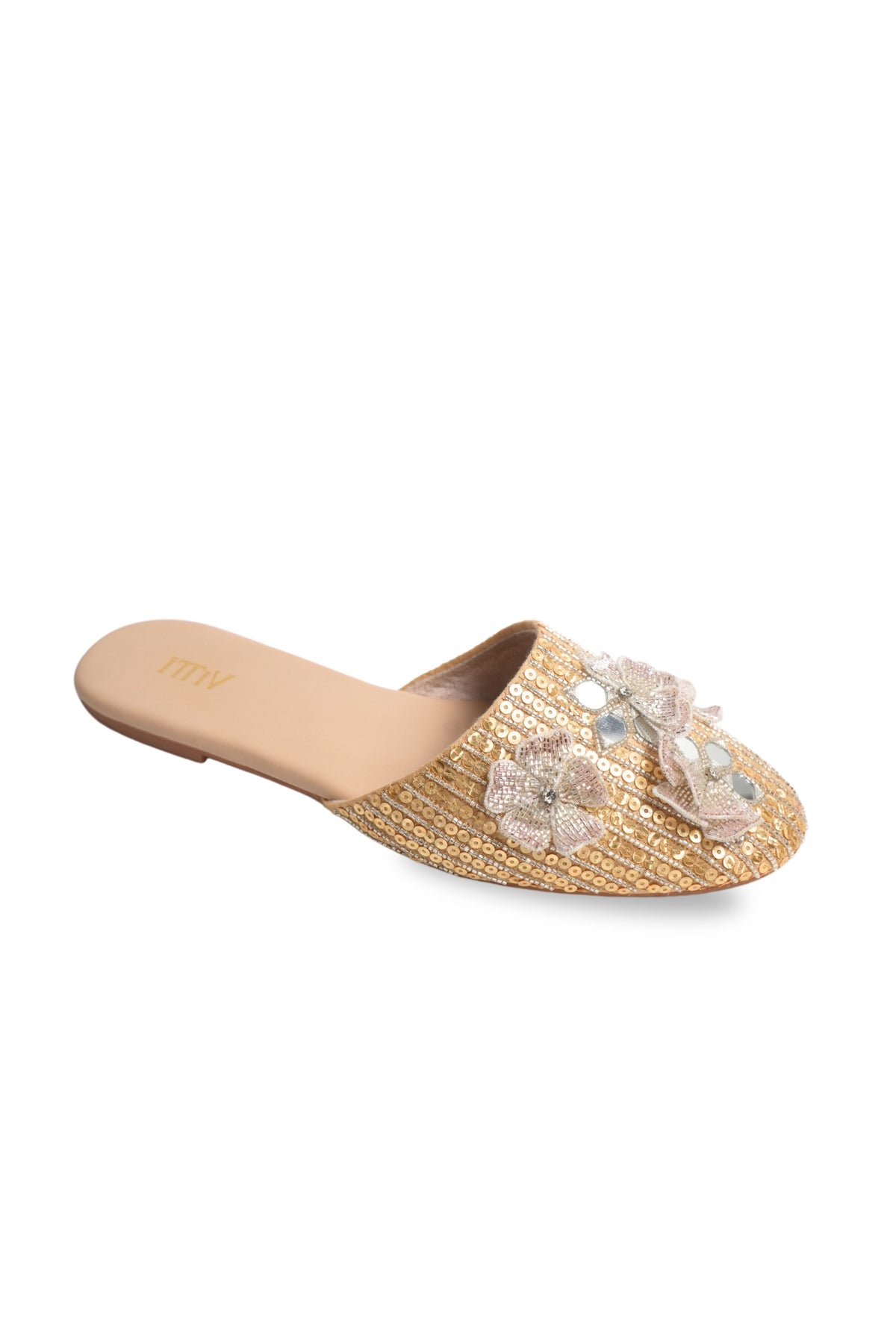 Evara Gold Mule
