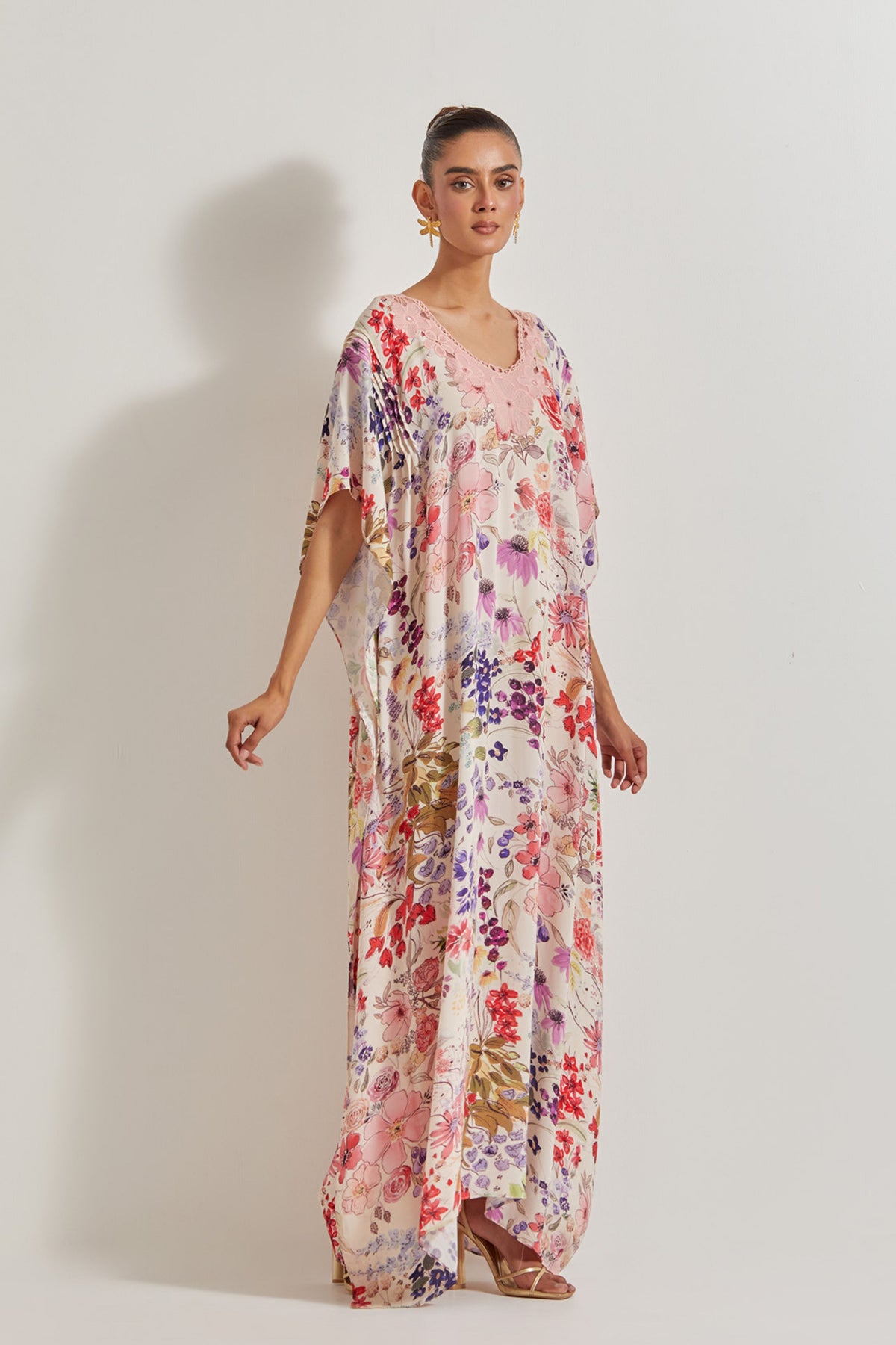 Blooming Burst Kaftan Dress