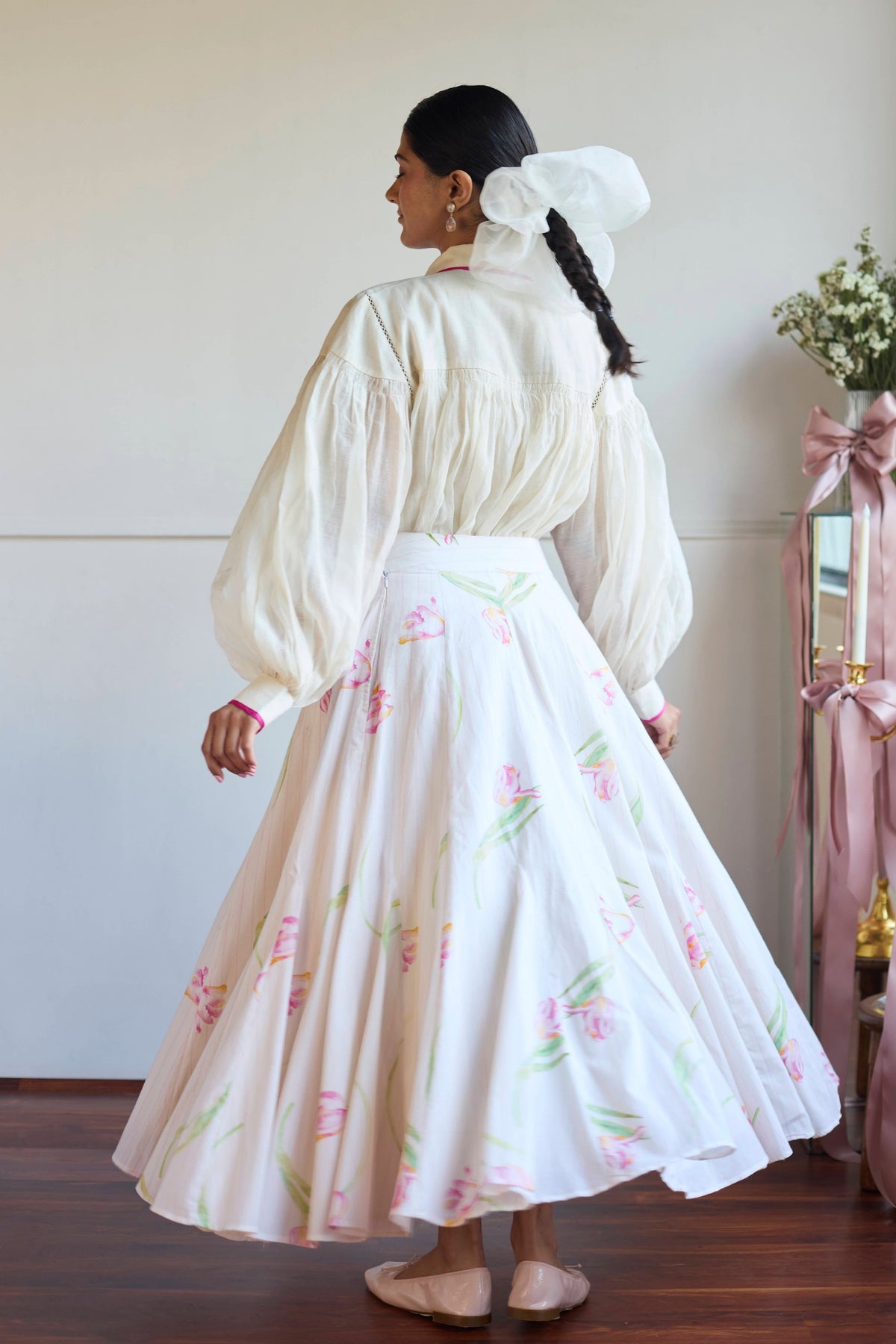 Tulip Ivory Skirt