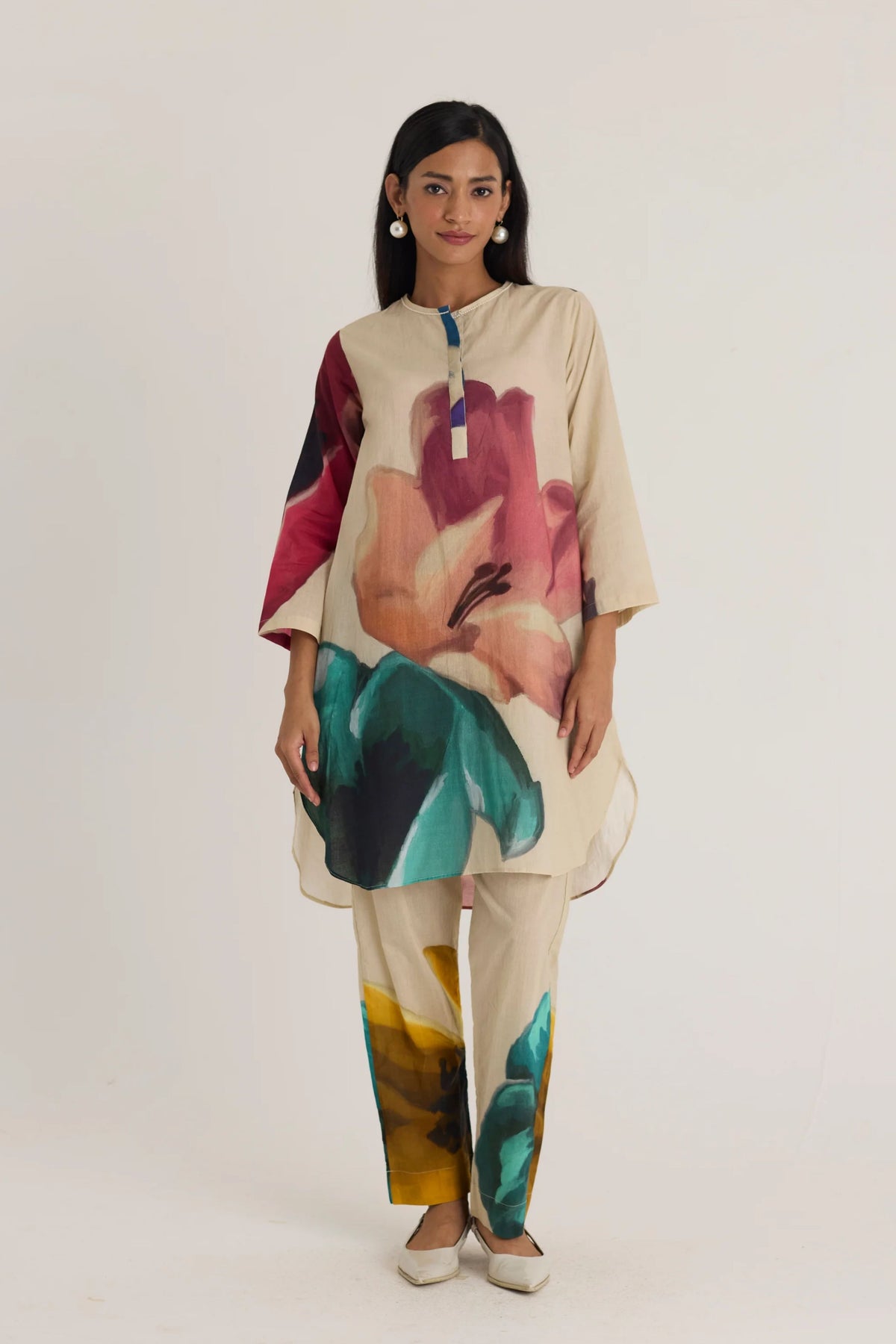 Lila Short Kurta Set