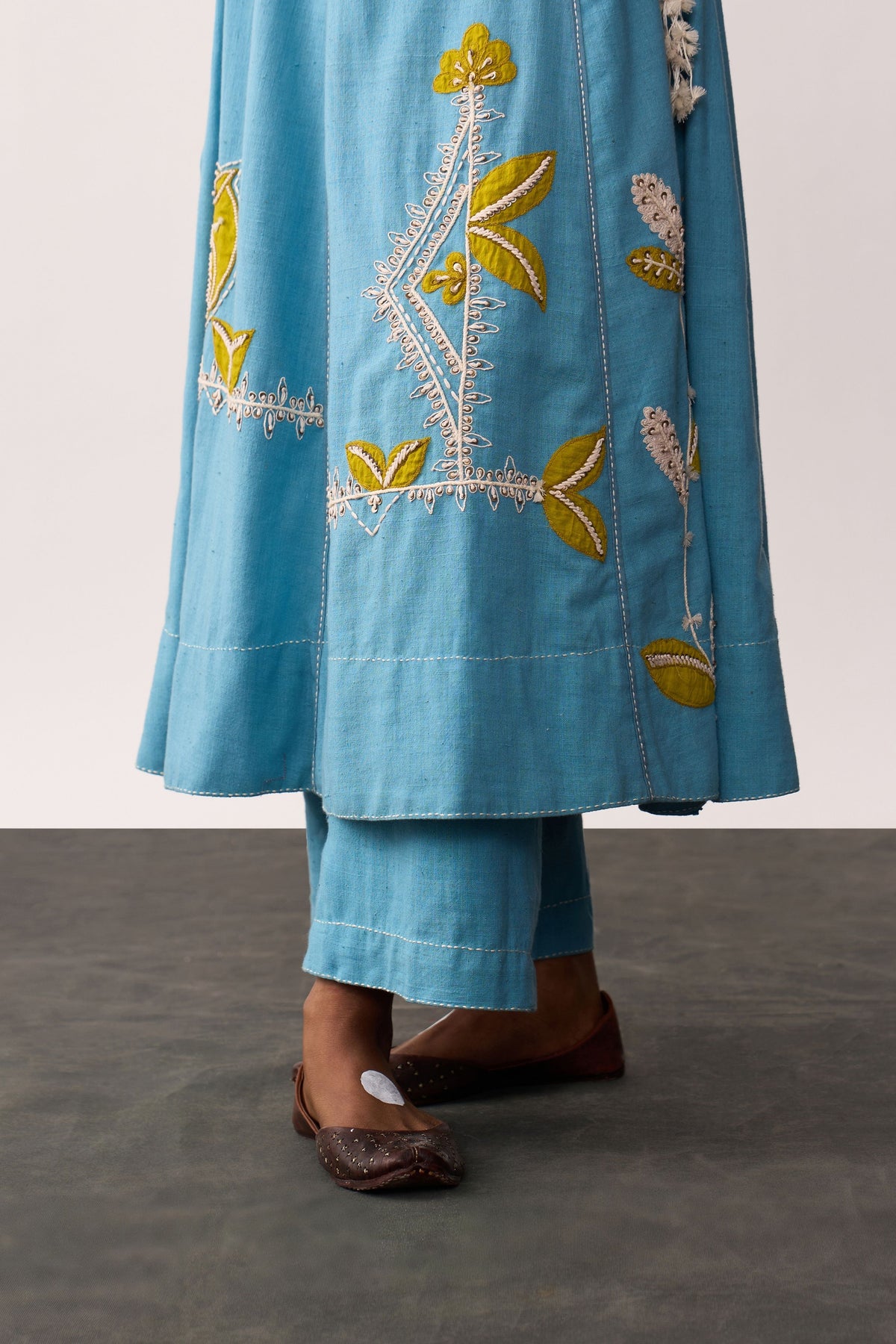 Hansa Blue Kurta With Pants
