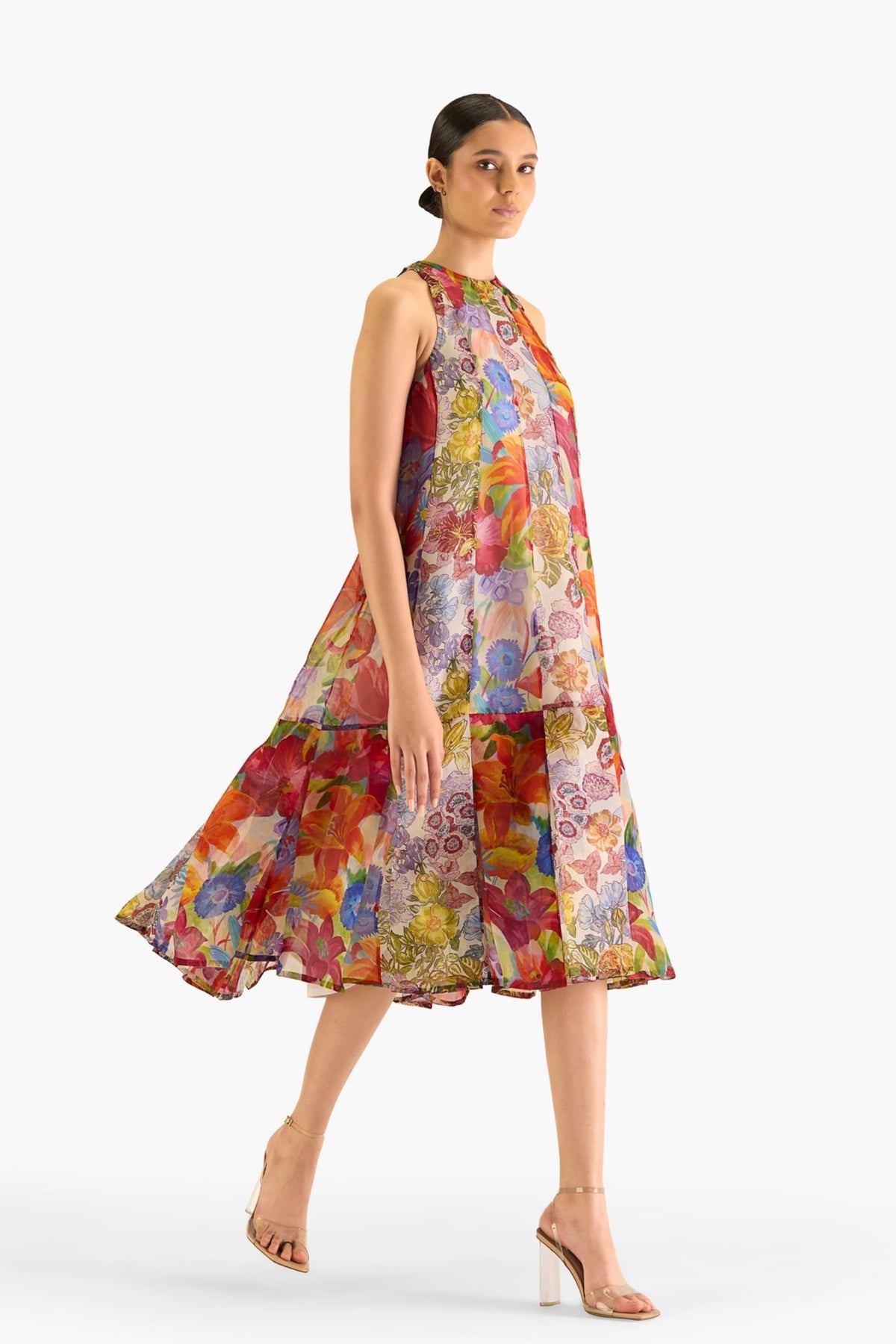 Hockney Pleated Dress