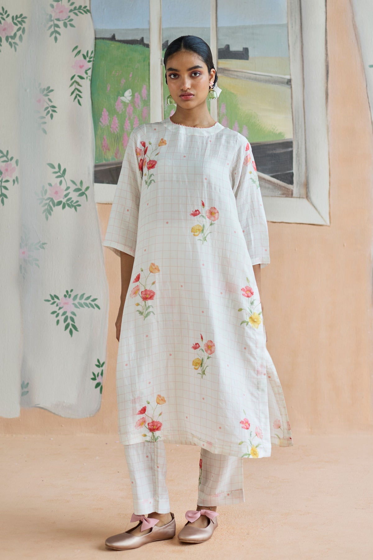 Poppy Long Kurta Set