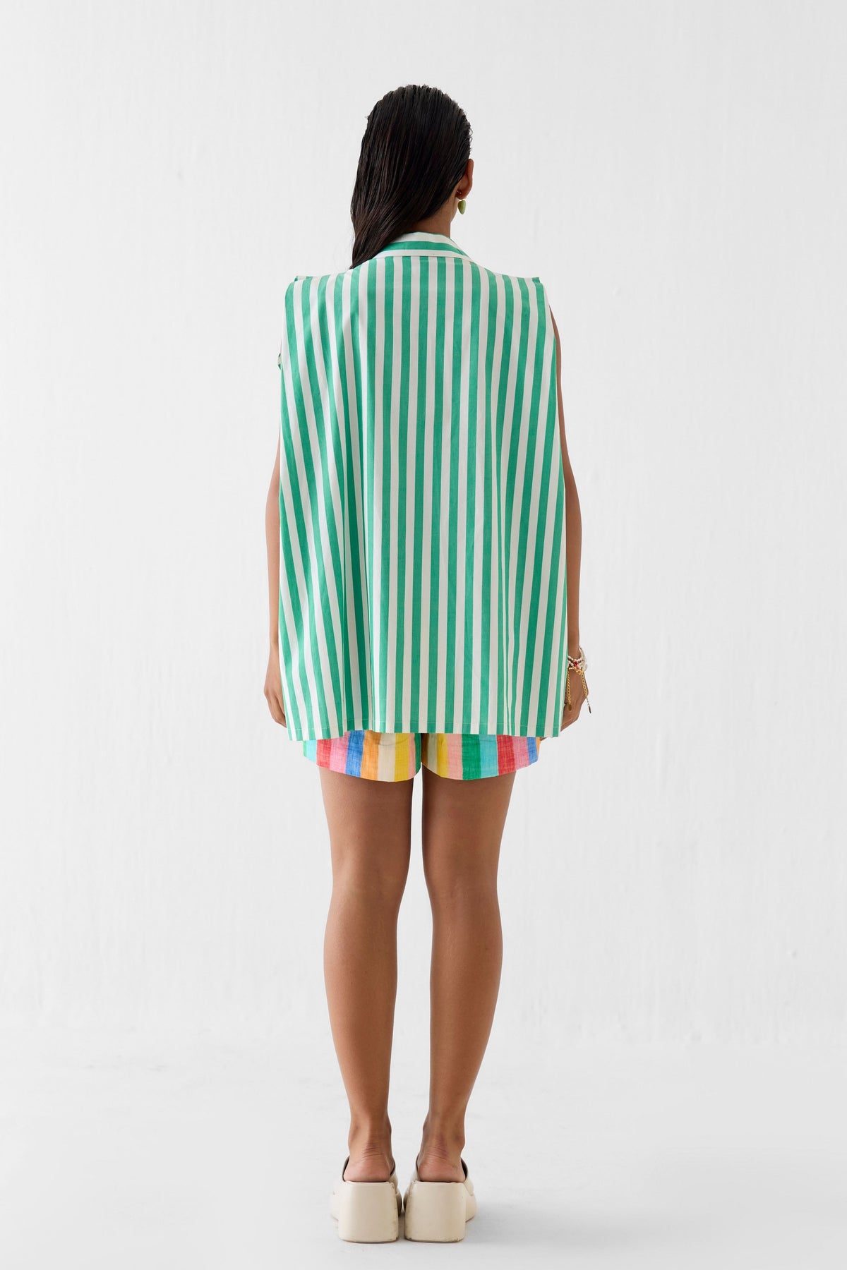 Mint Shirt With Flower