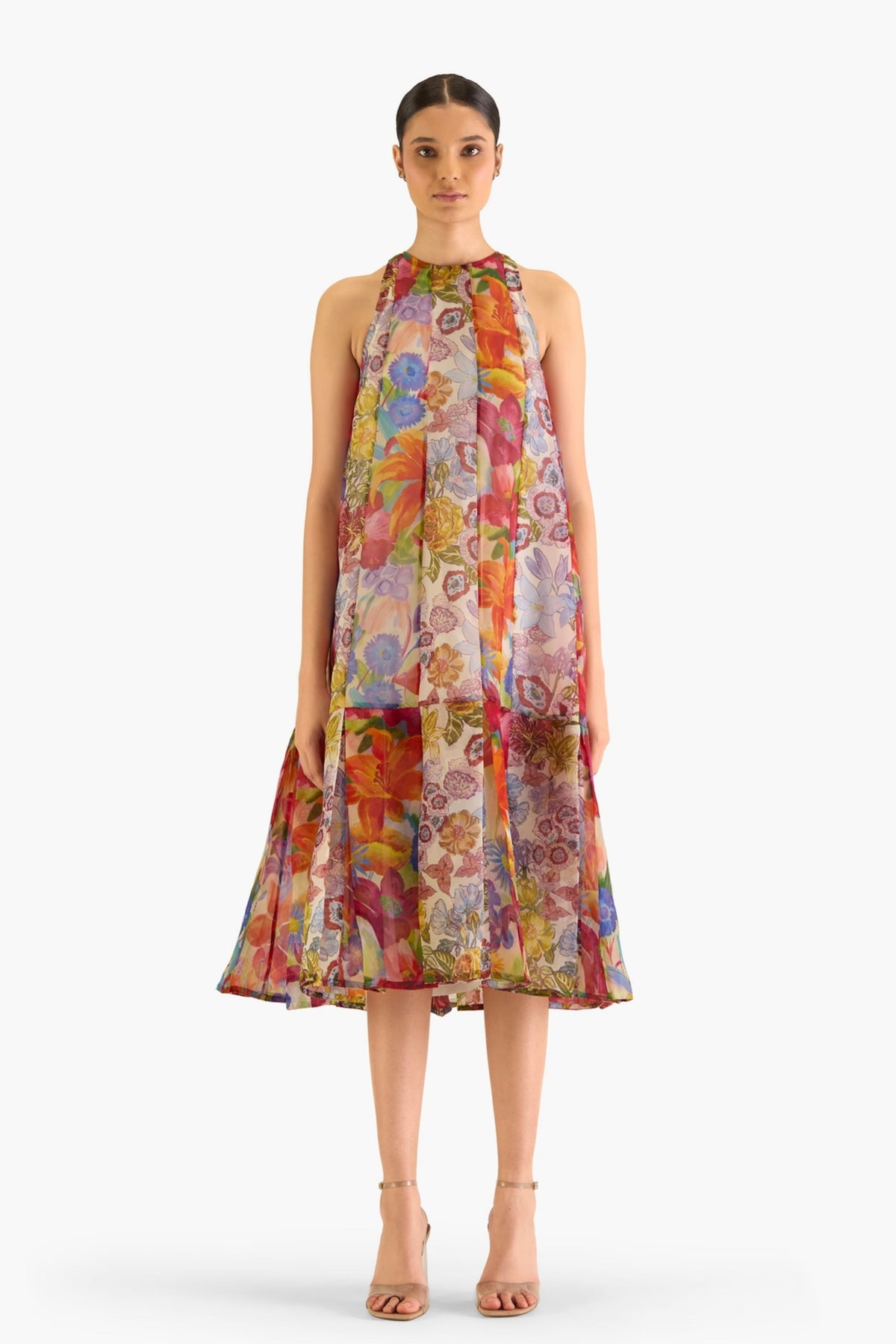 Hockney Pleated Dress