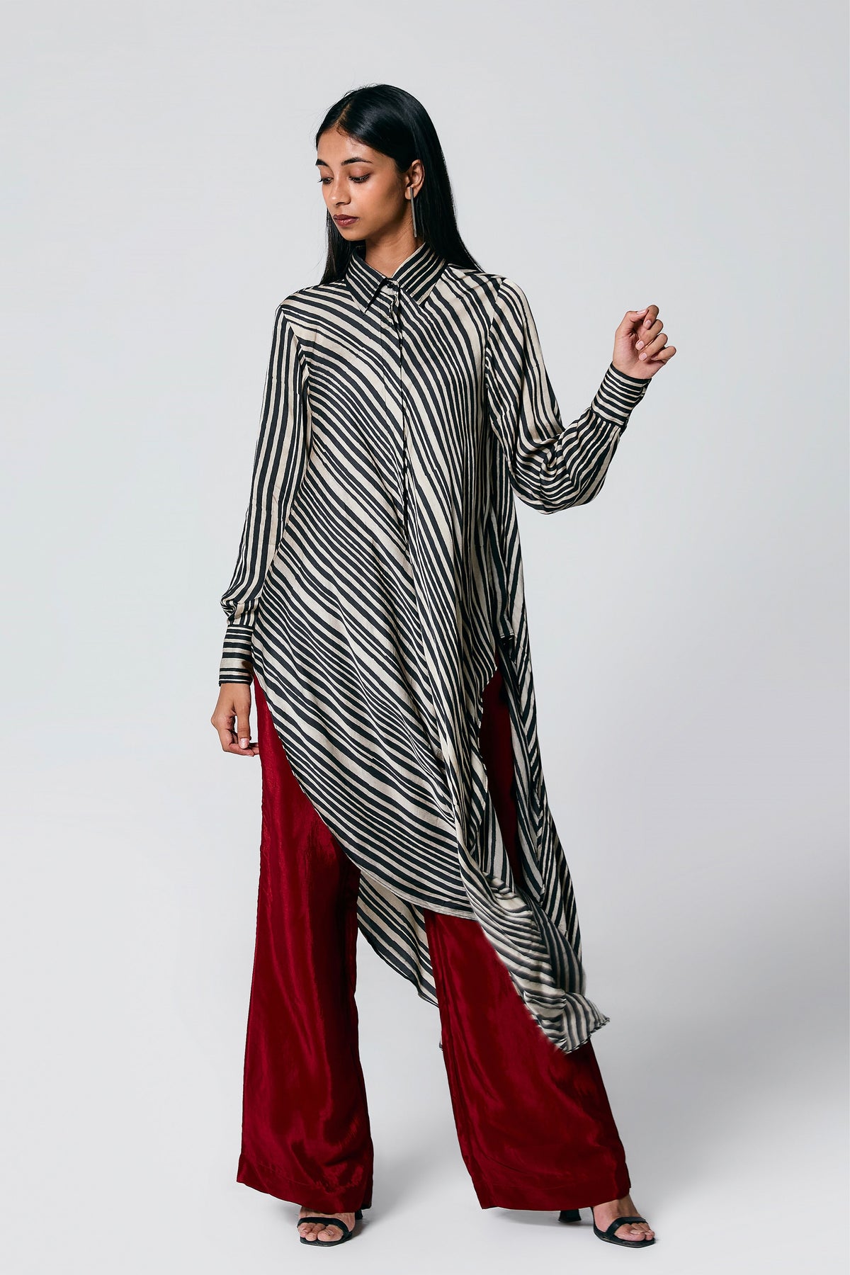 Multicolour Asymmetrical Co-ord Set