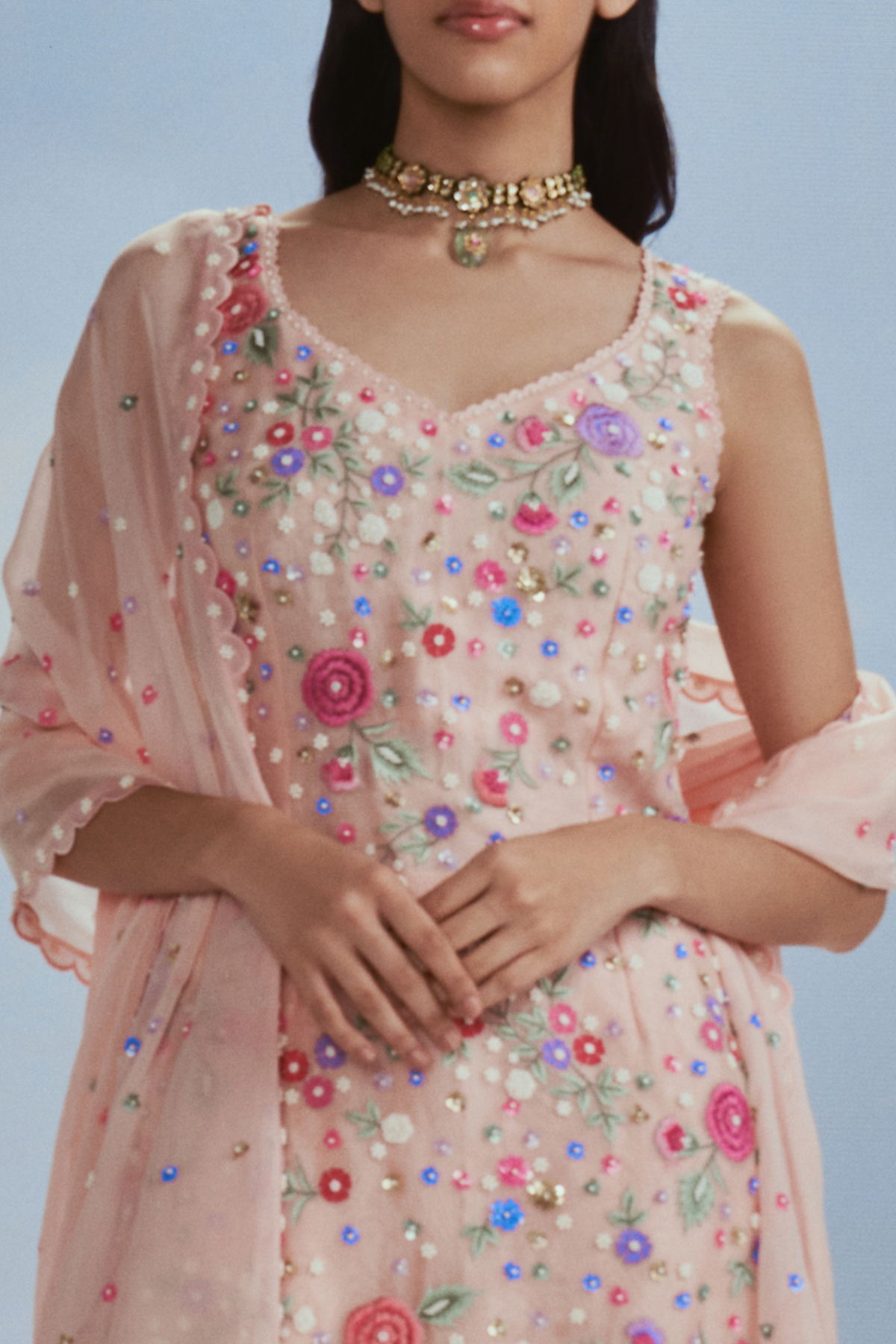 Blush Mehtab Bagh Sharara Set