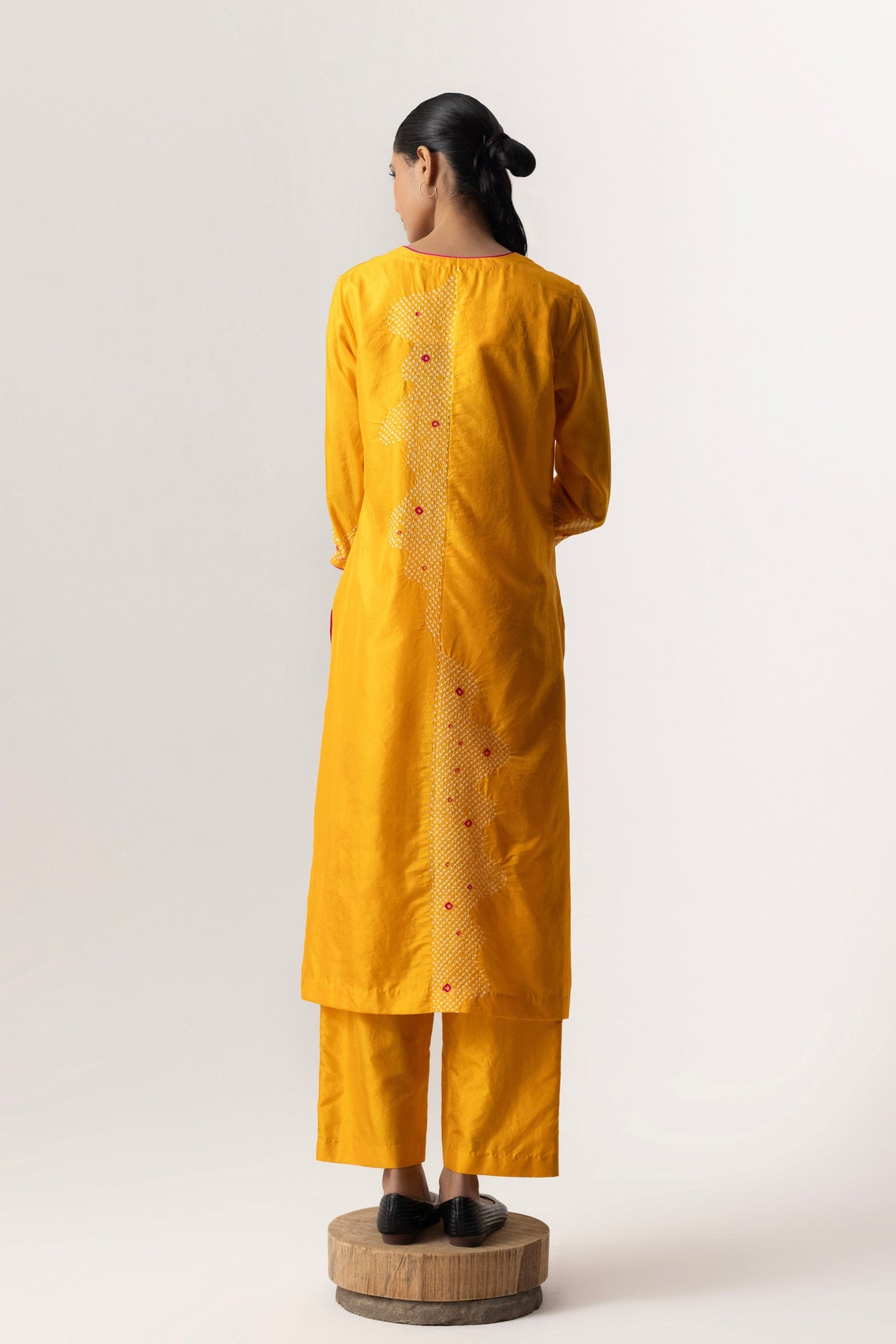 Yellow Rani Abstract Kurta Set