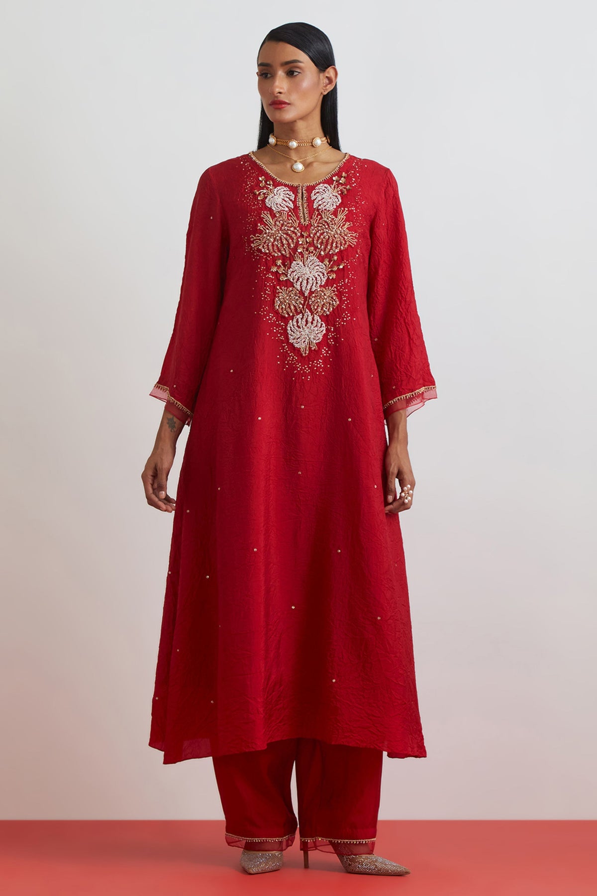 Ruby Luxe Kurta Set