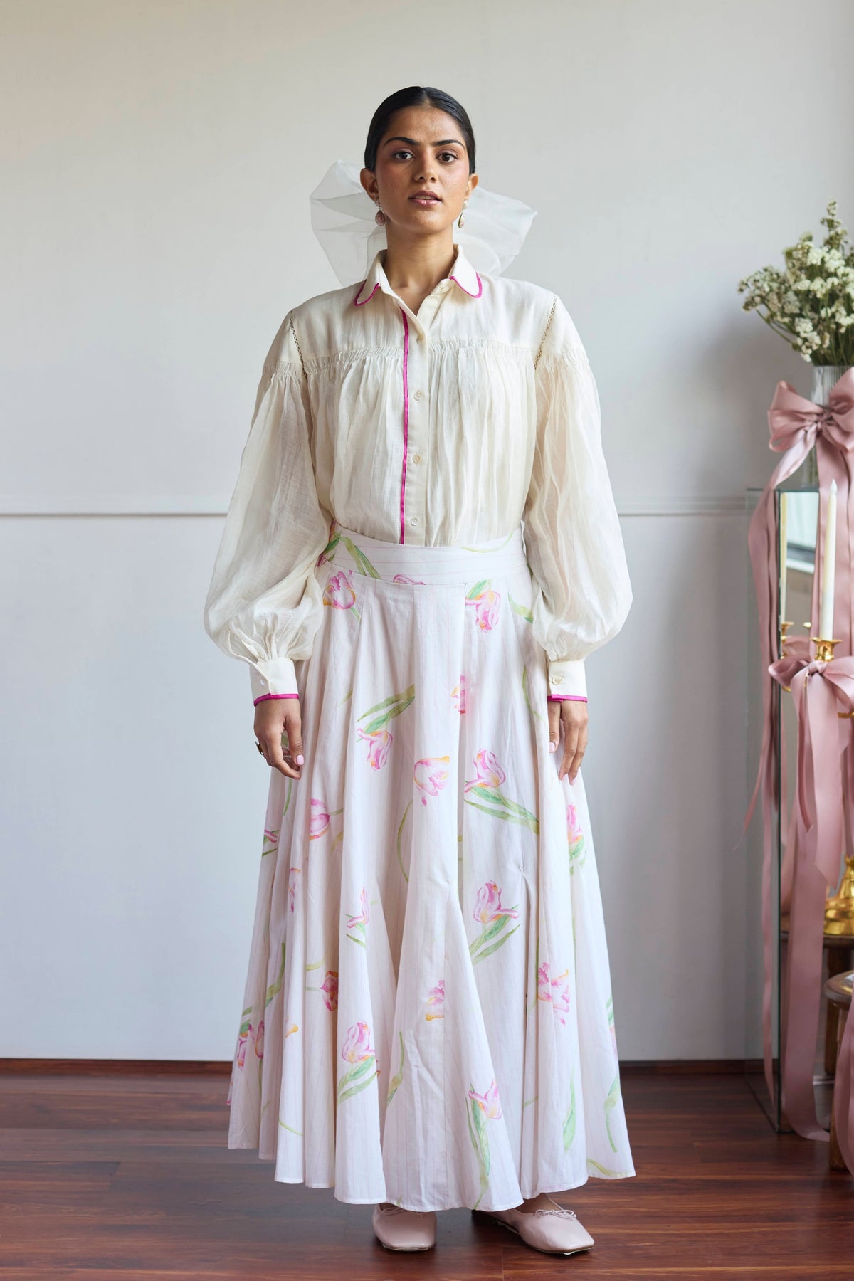 Tulip Ivory Skirt