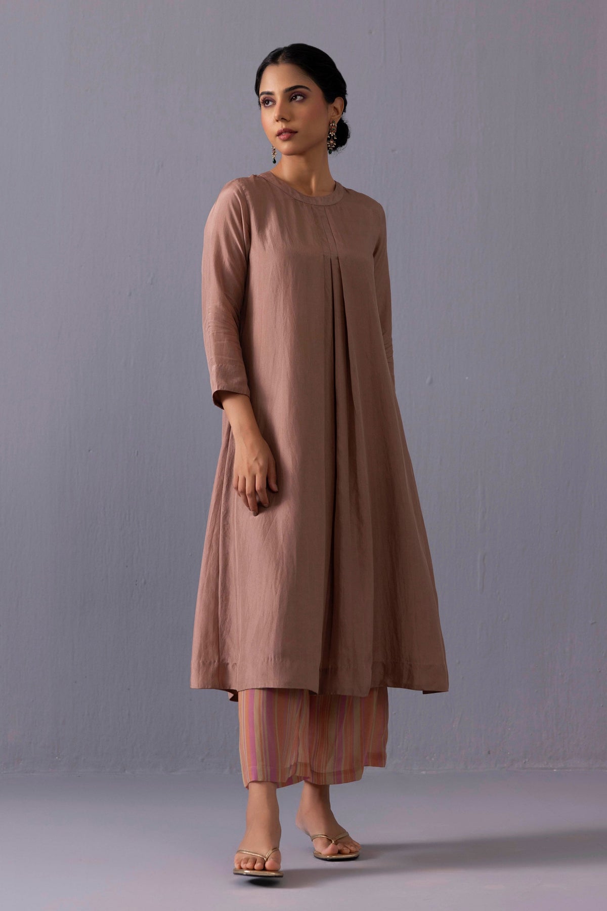 Maya Brown Kurta Set