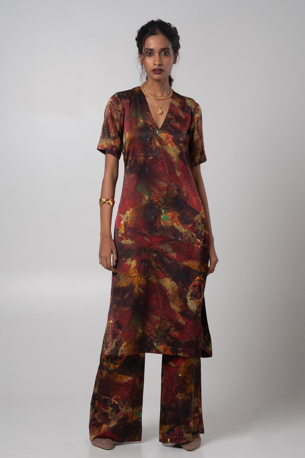 Sepia Tunic Set
