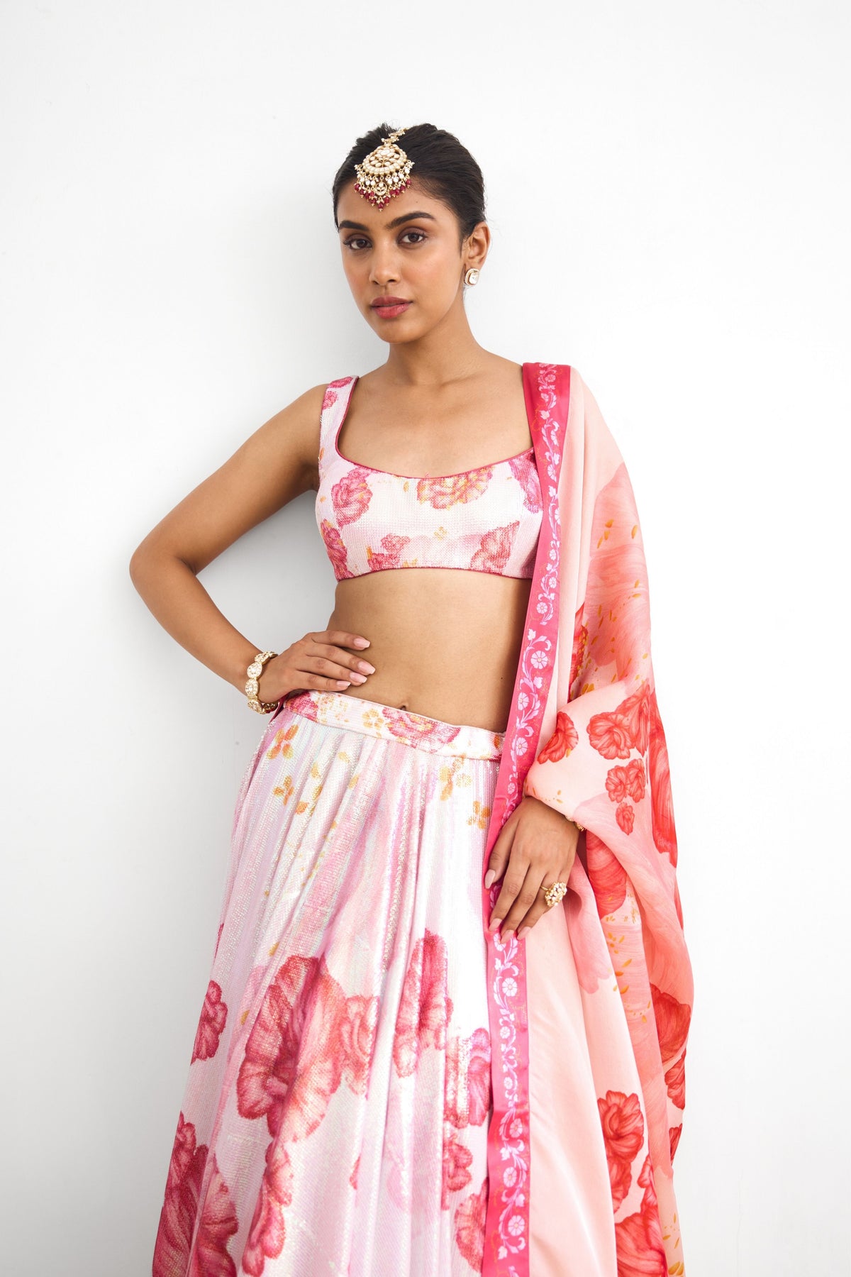 Blush Bloom Lehenga Set