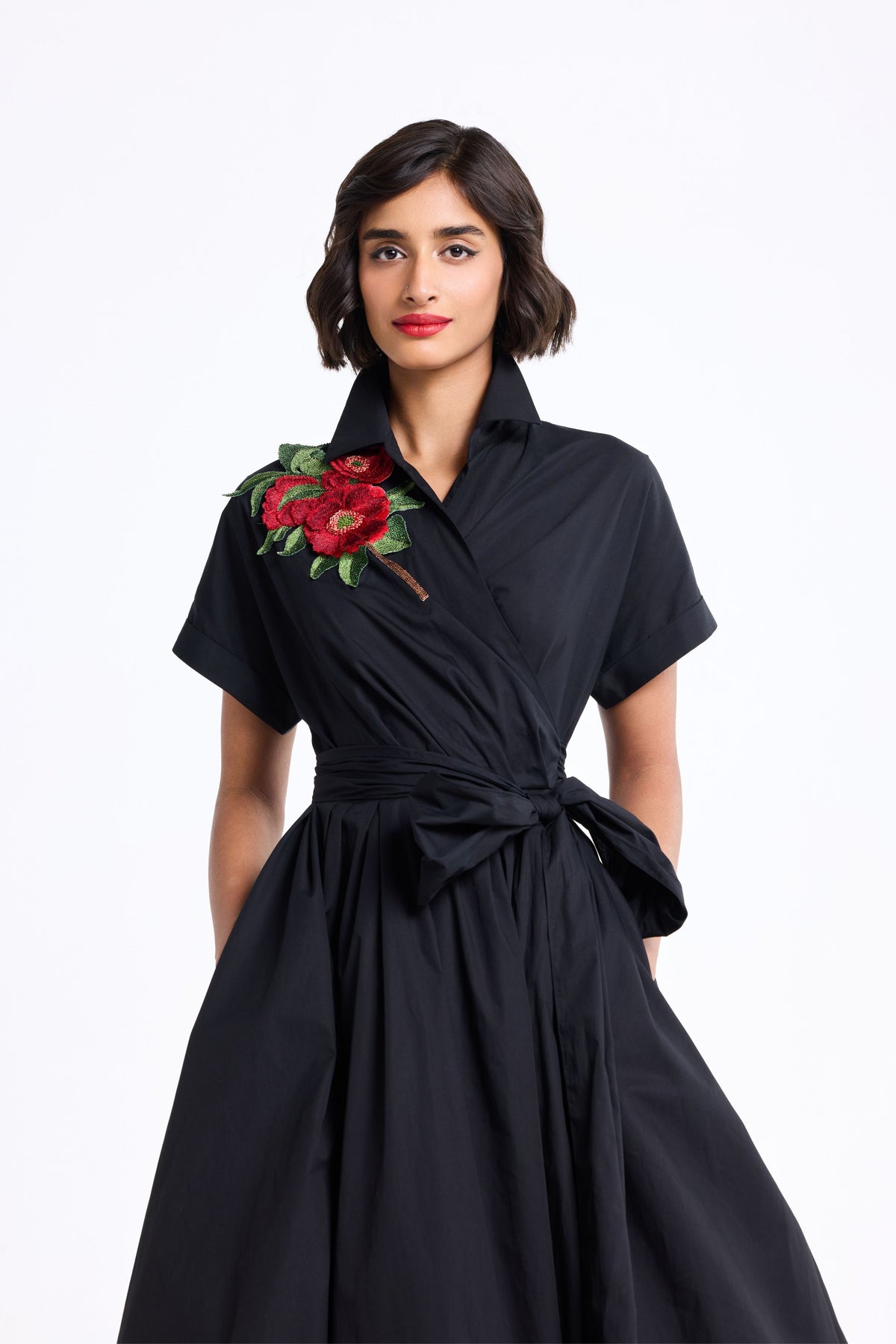 Wrap Around Shirt Dress