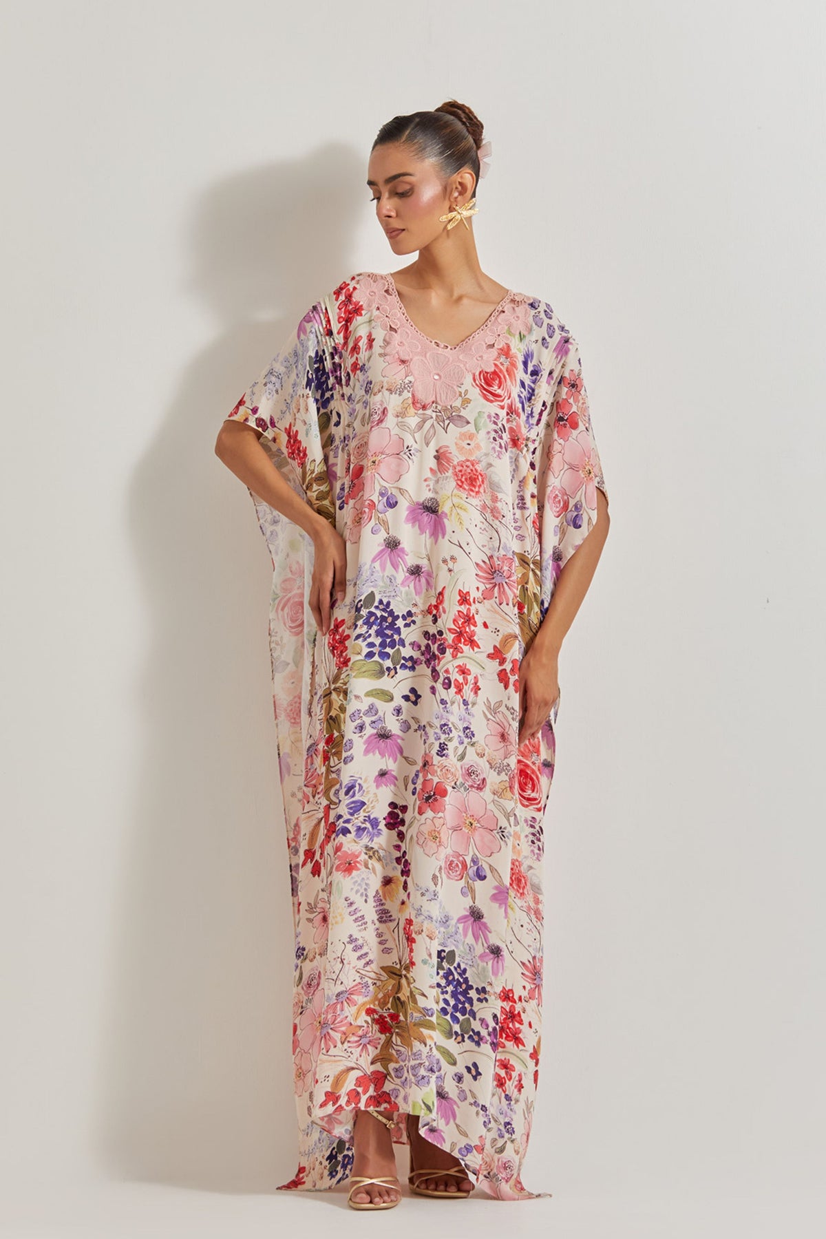 Blooming Burst Kaftan Dress
