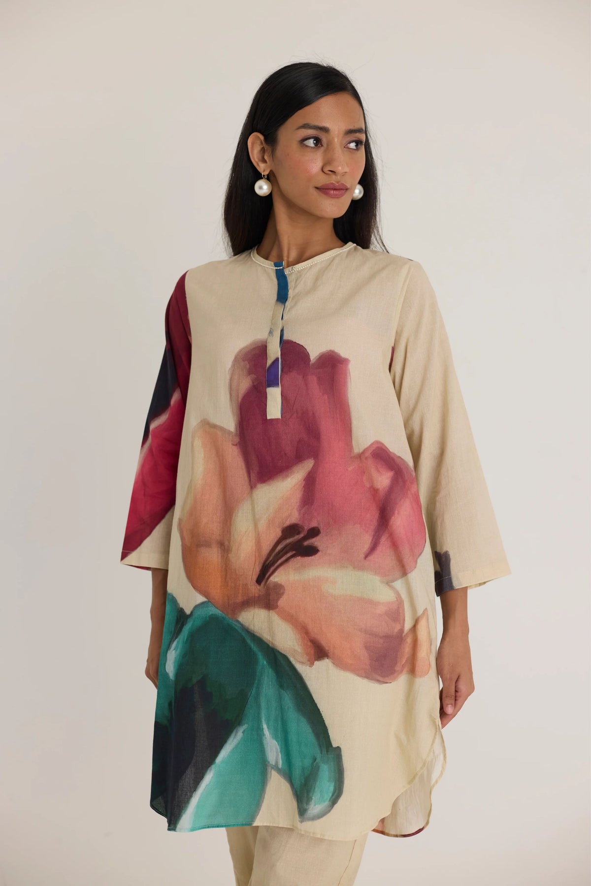 Lila Short Kurta Set