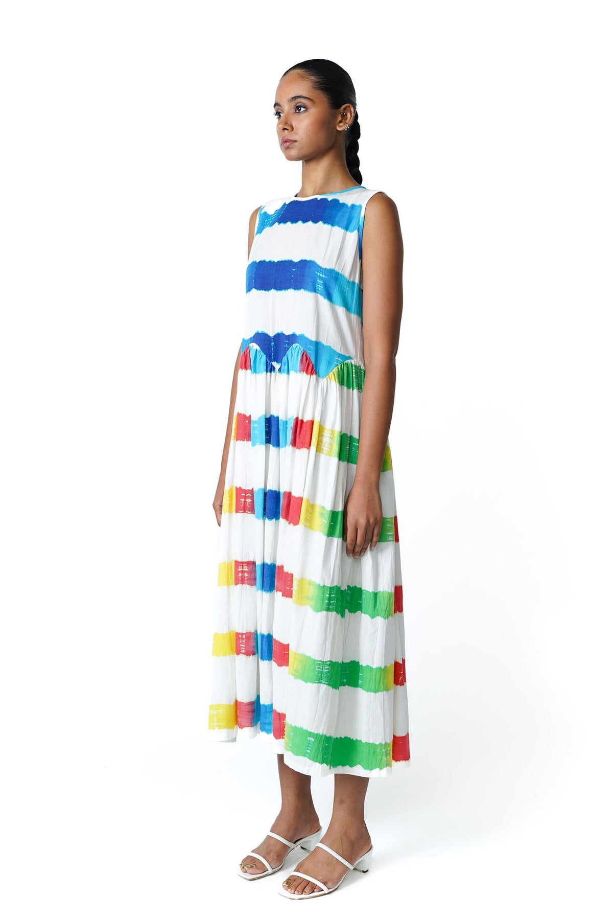 Rainbow Scallop Dress