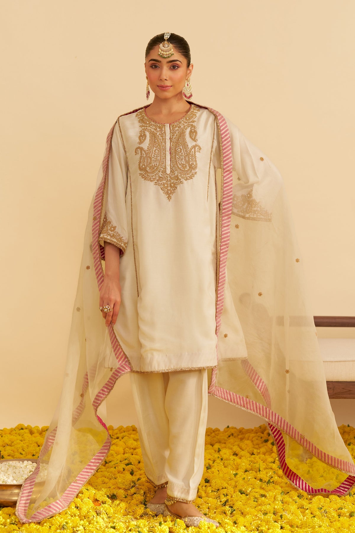 Ayra Ivory Salwar Set