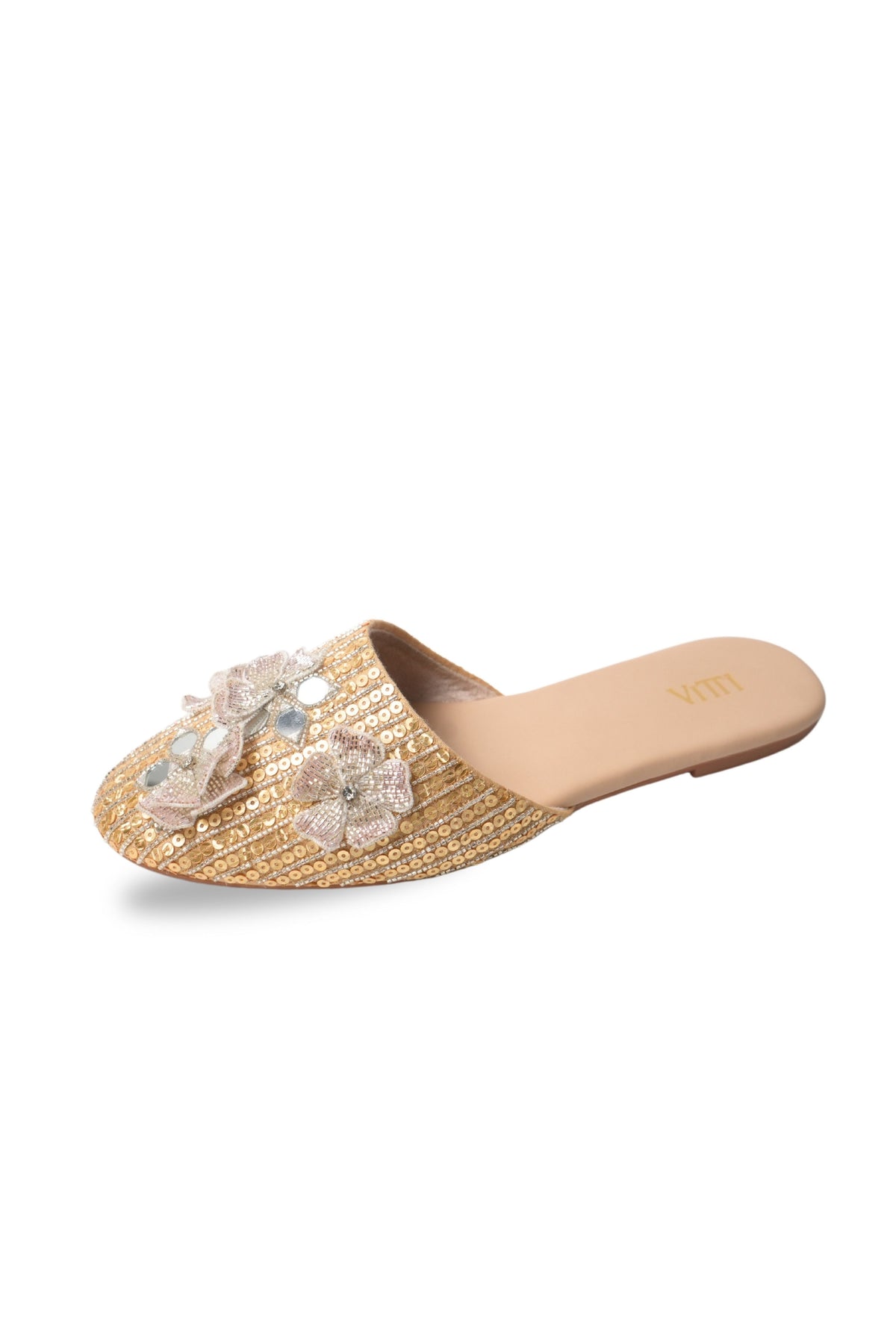 Evara Gold Mule