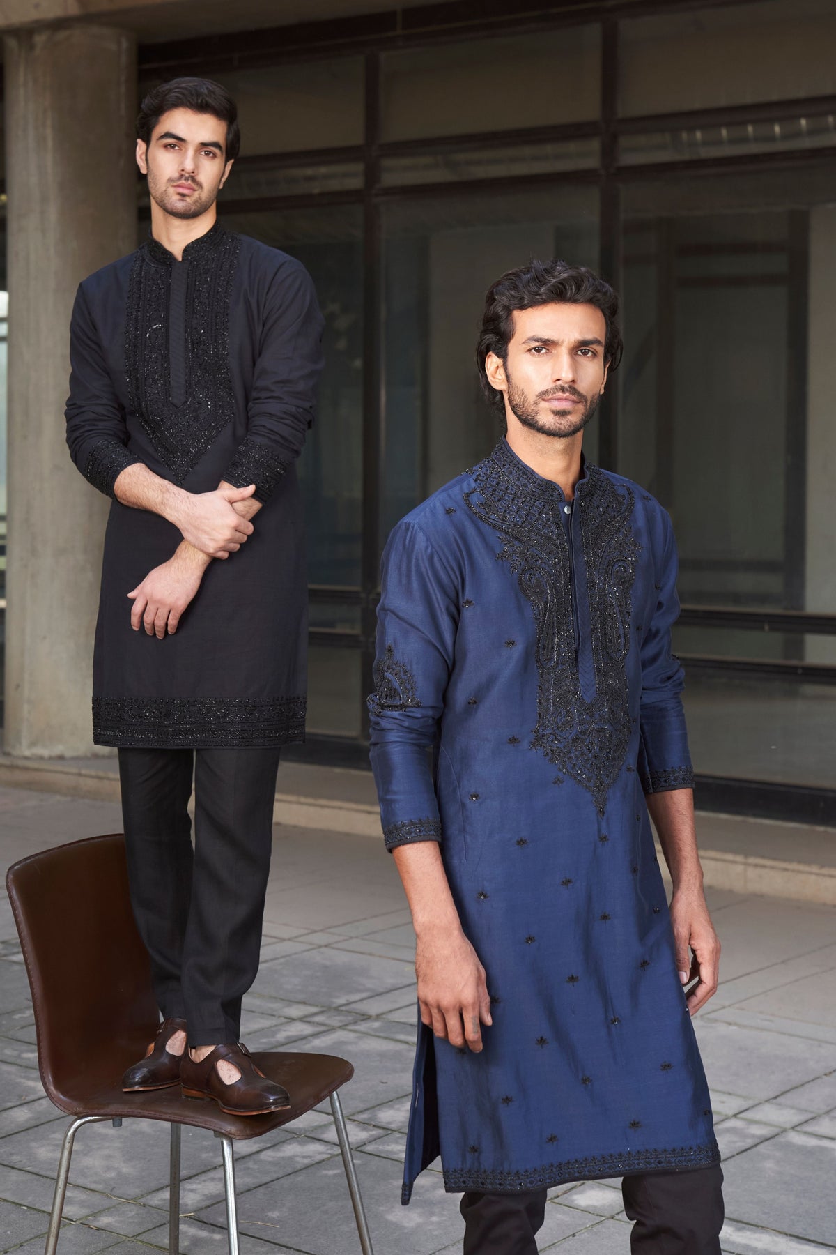Black Royal Nizam Kurta