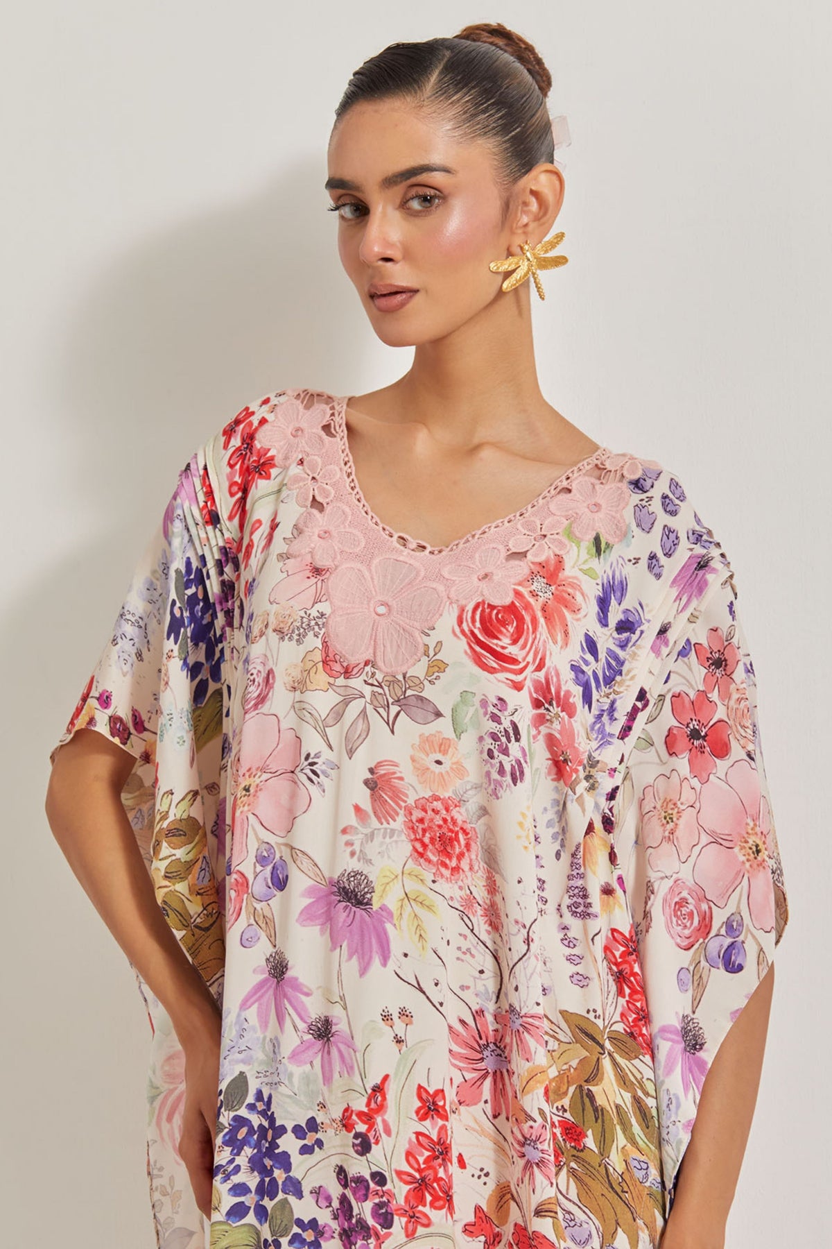 Blooming Burst Kaftan Dress